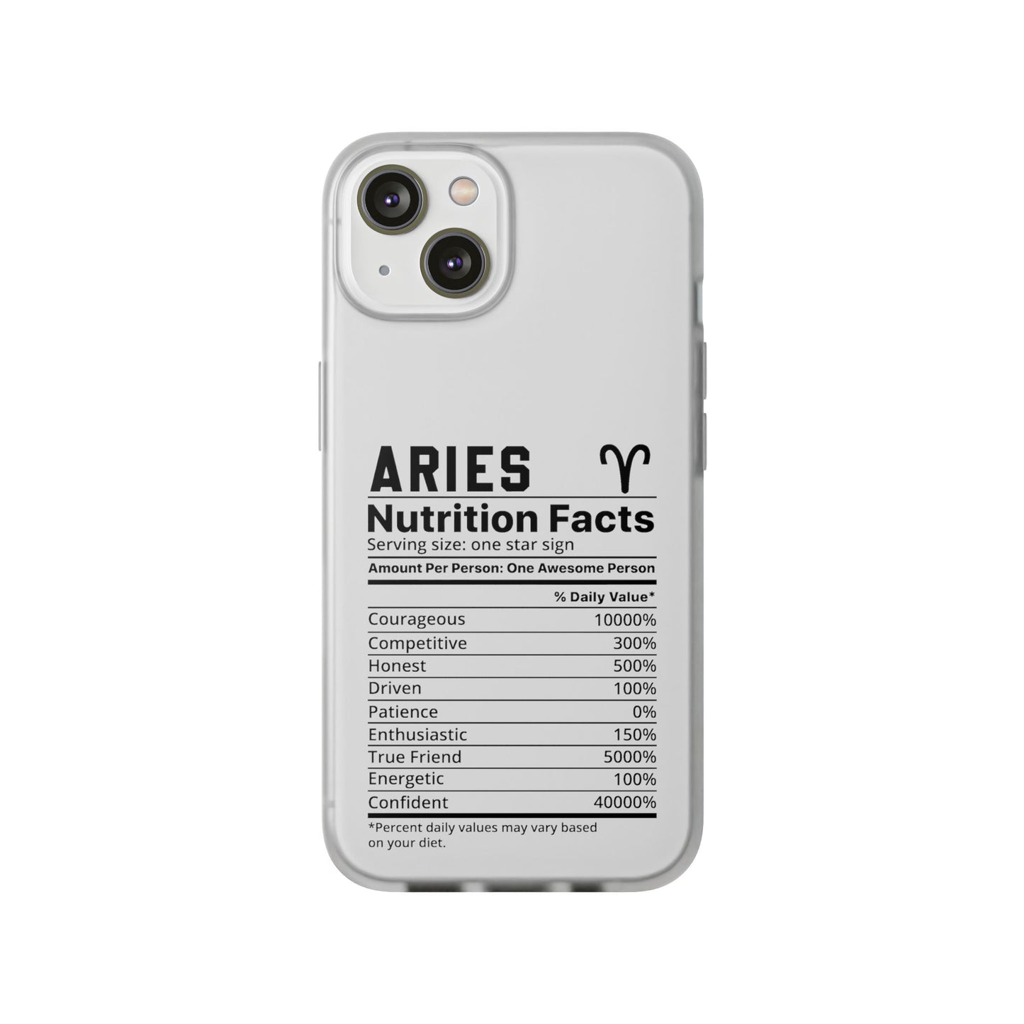 Aries Nutrition Flexi Cases iPhone/Samsung with Gift Wrapping Option