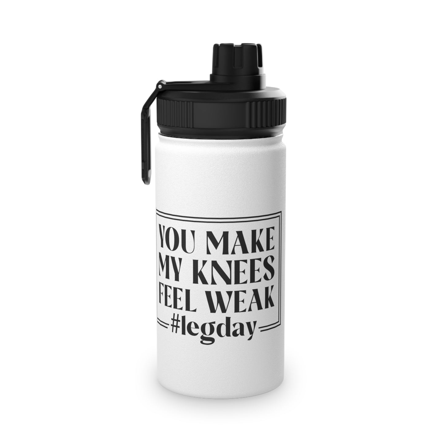 Leg Day Stainless Steel Sports Water Bottle - 3 sizes