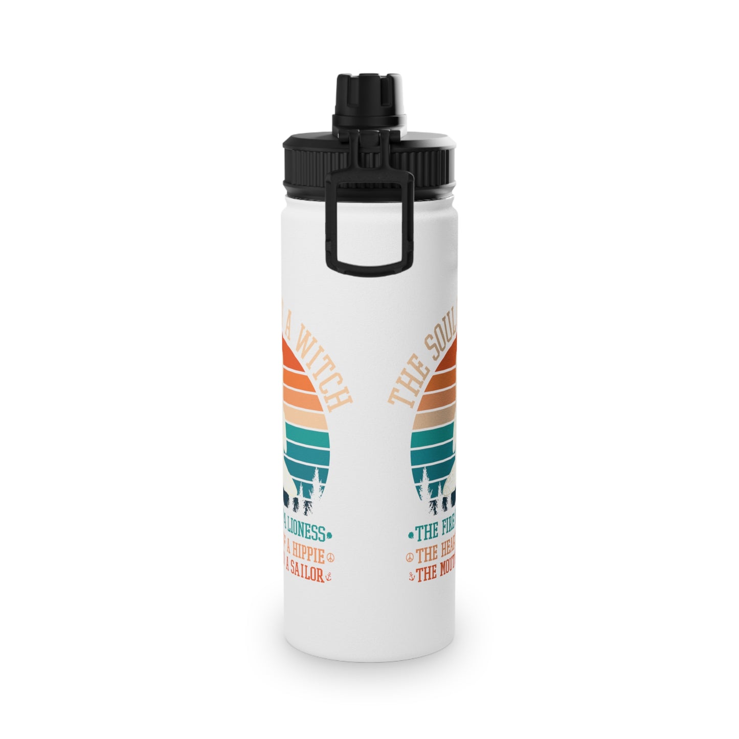 The Soul of a Witch Stainless Steel Water Bottle - # Sizes