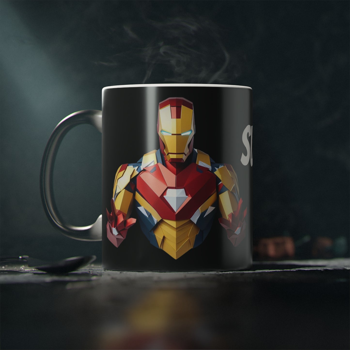 Origami Ironman Magic Mug