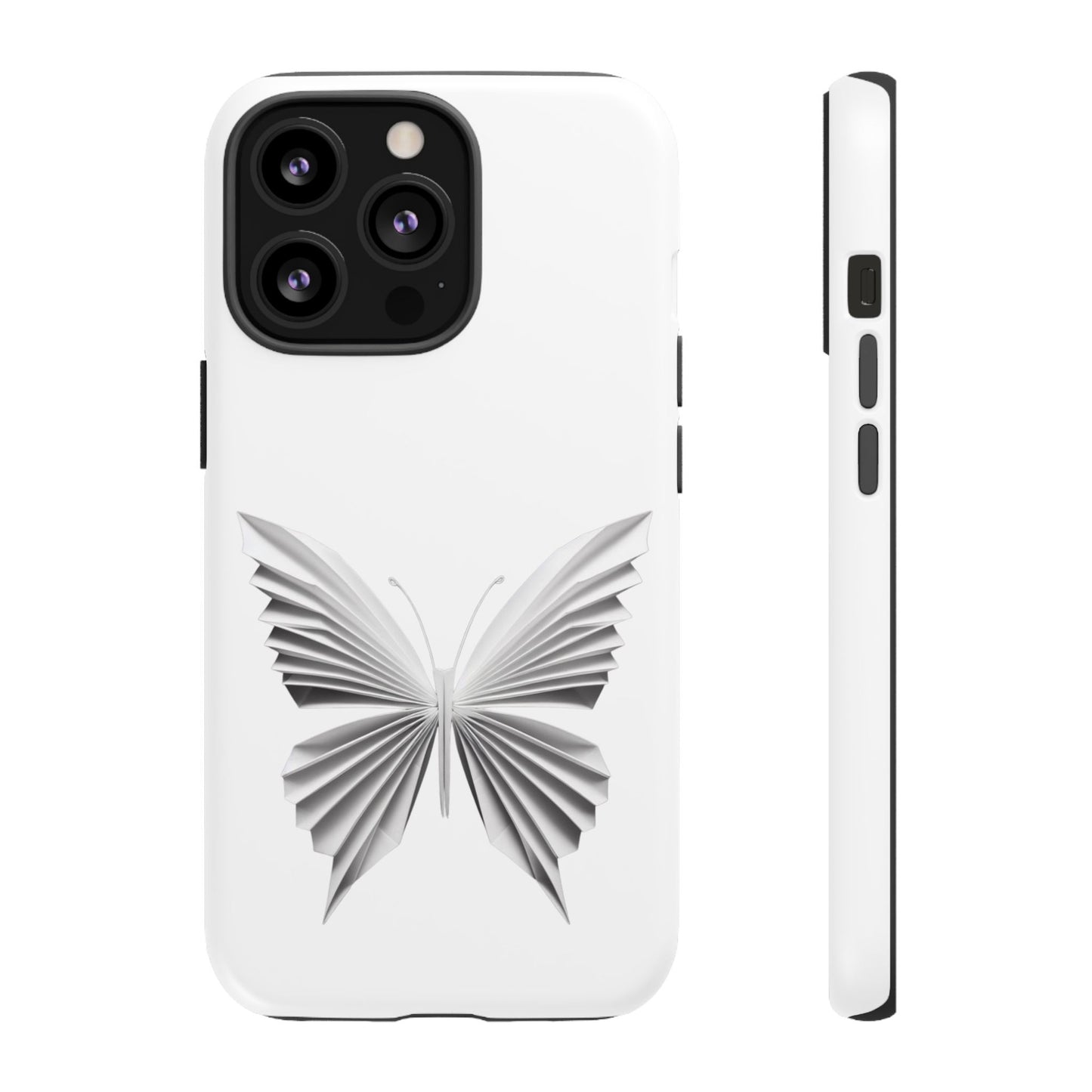 Origami White Butterfly Tough Cases iPhone/Google/Samsung