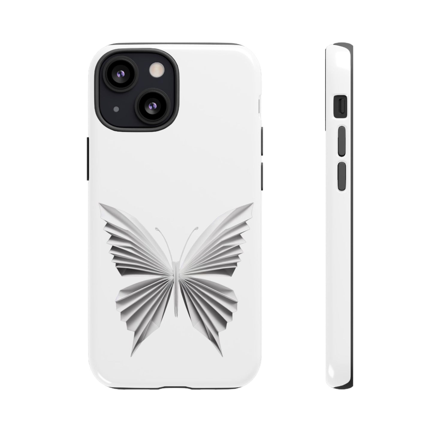 Origami White Butterfly Tough Cases iPhone/Google/Samsung