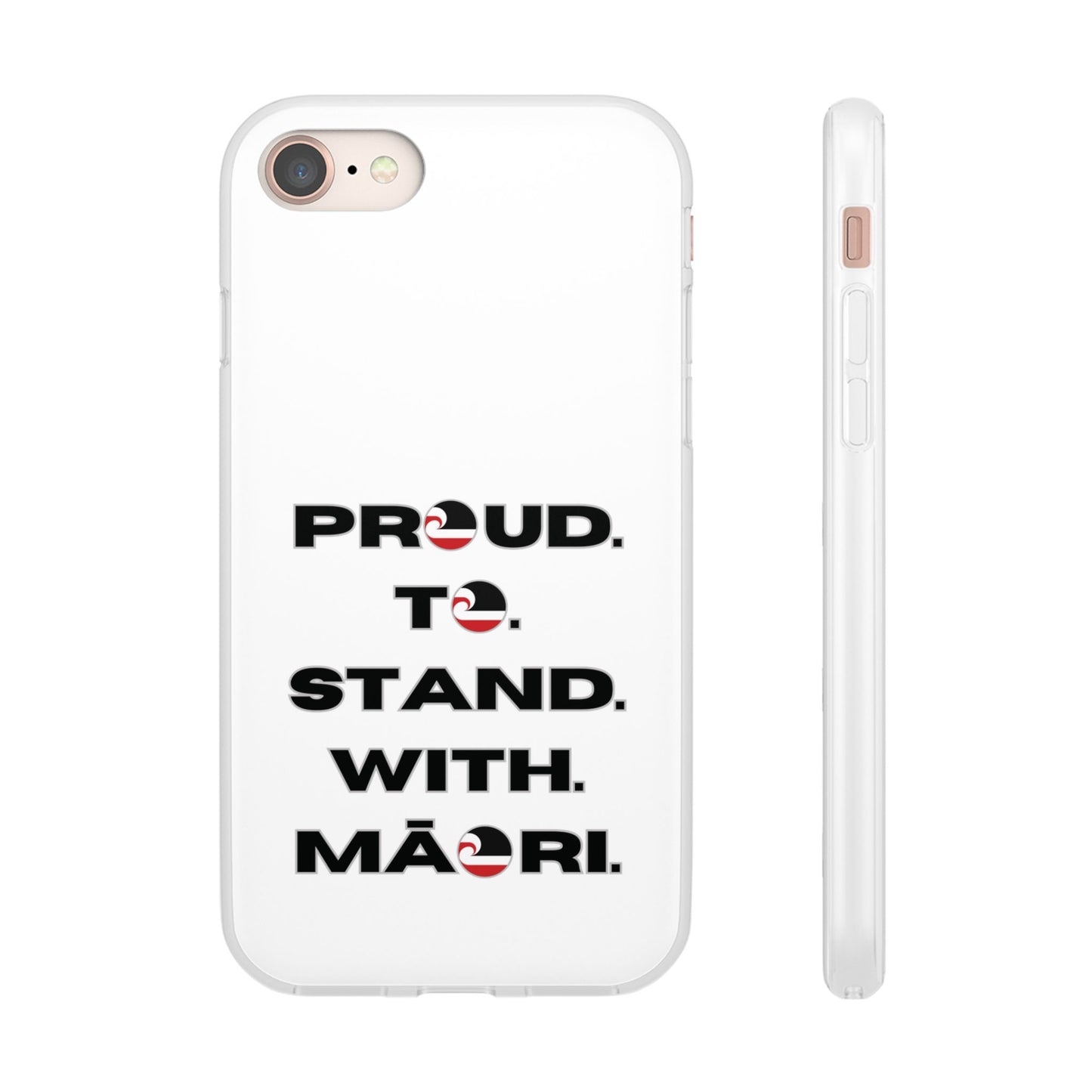 Proud. To. Stand. With. Māori. Flexi Cases - iPhone/Samsung Galaxy