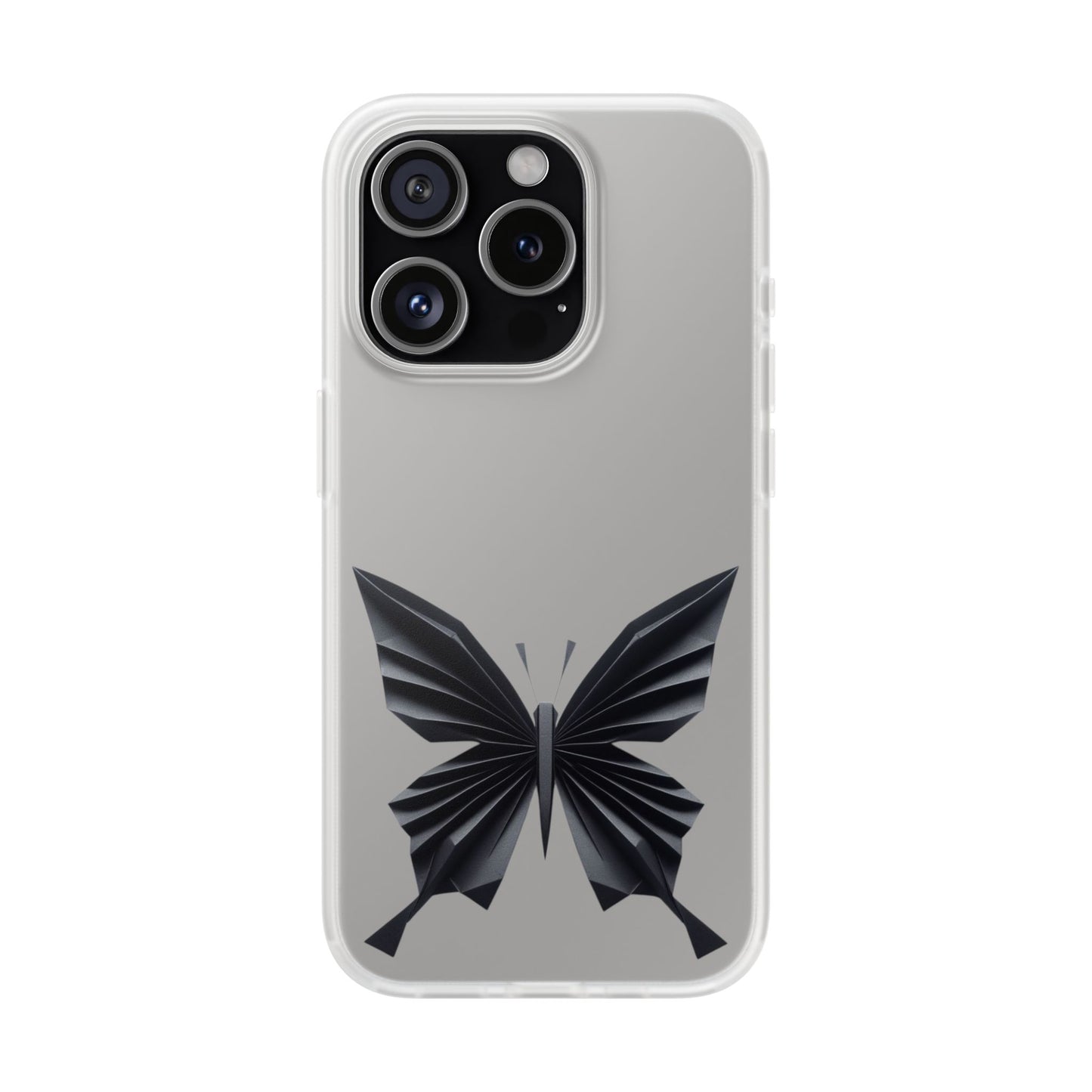 Origami Black Butterfly Flexi Cases