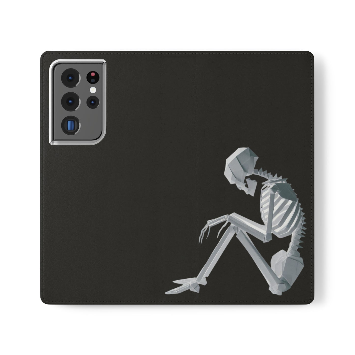 Origami Skelleton Flip Cases iPhone/Samsung