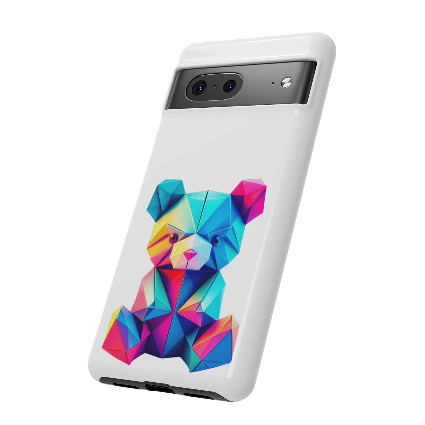 Origami Neon Teddy Tough Cases iPhone/Google/Samsung