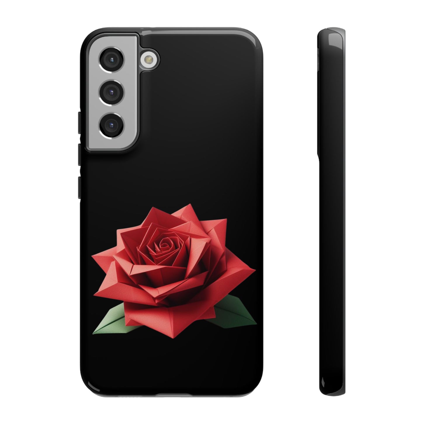 Origami Red Rose Tough Cases iPhone/Google/Samsung