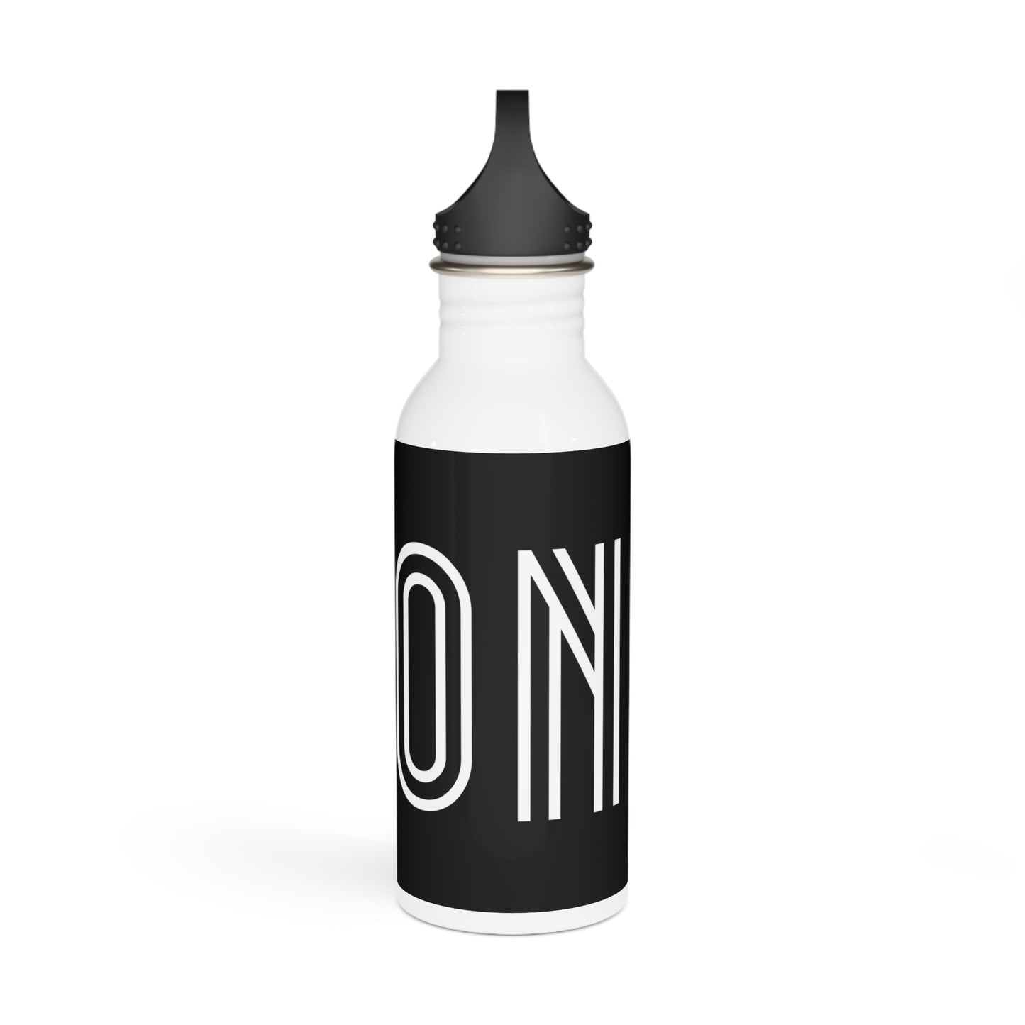 HOON Stylish Stainless Steel Water Bottle - Eco-Friendly, Durable, Perfect for On-the-Go - Black