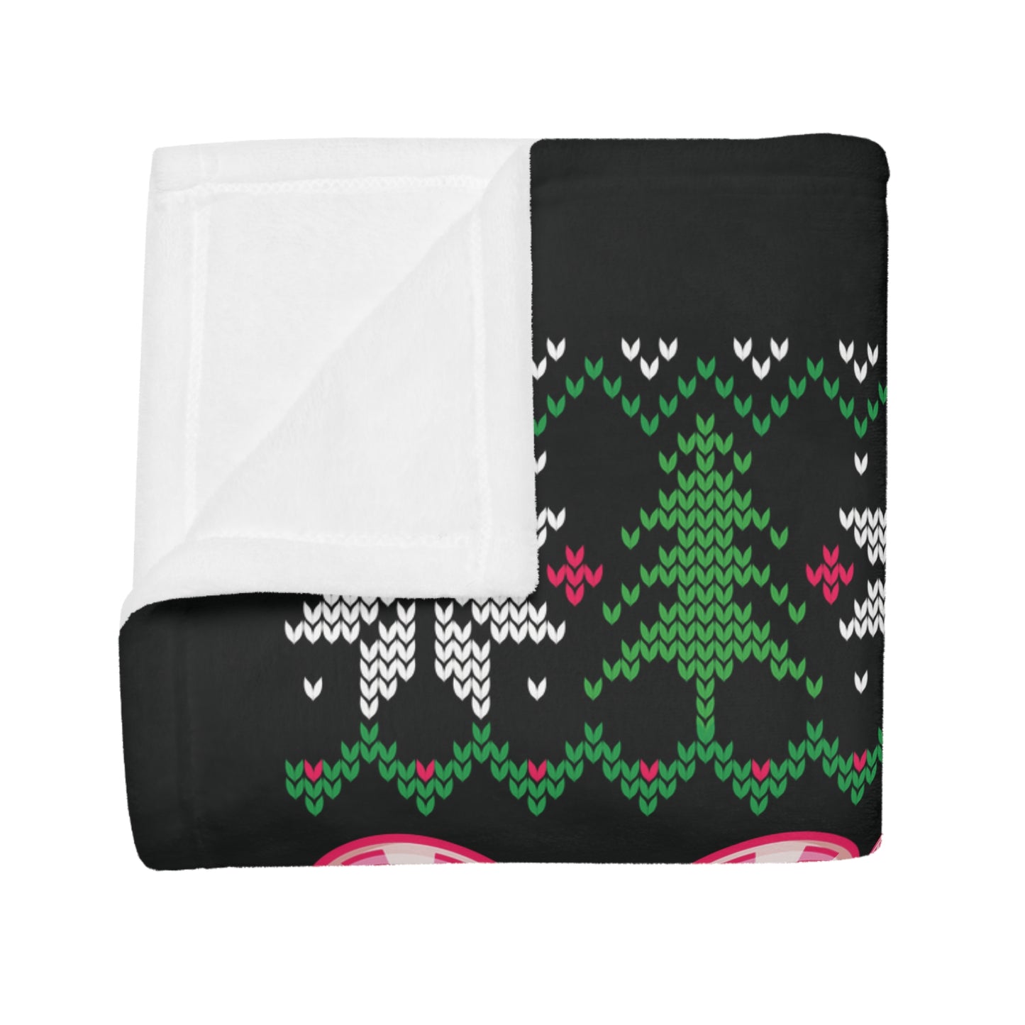 Ugly Christmas Sweater - Sweet But Twisted Plush Fleece Blanket