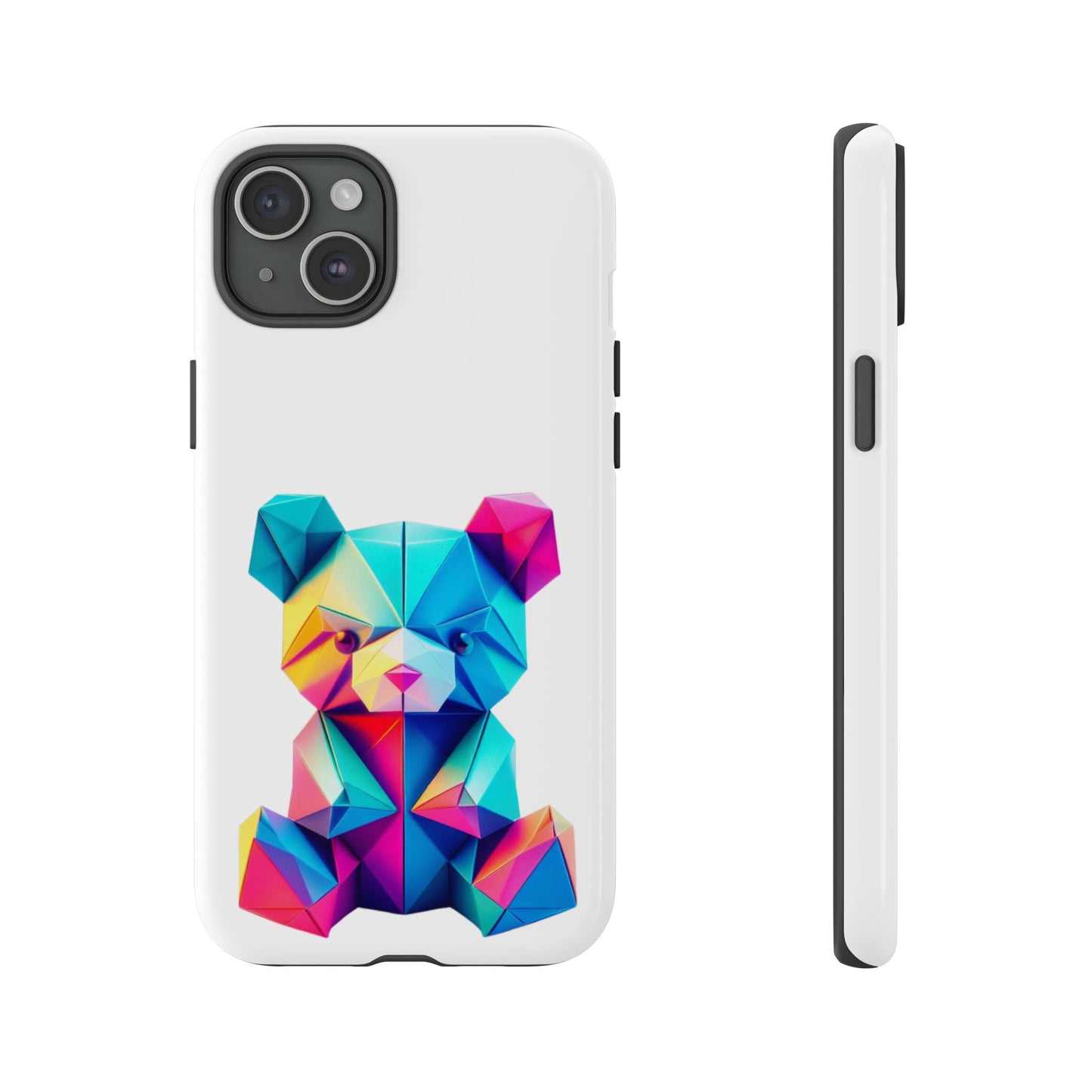 Origami Neon Teddy Tough Cases iPhone/Google/Samsung