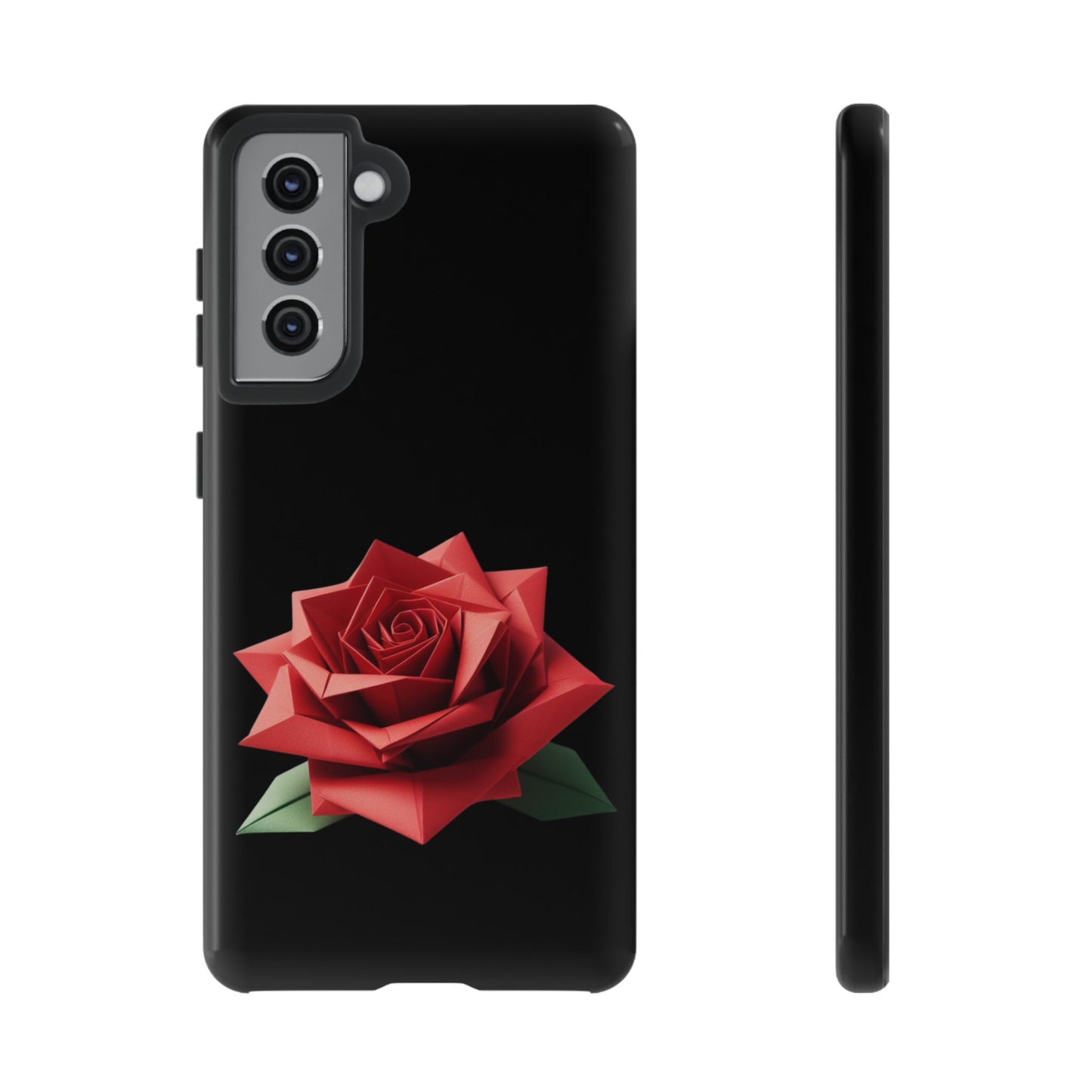 Origami Red Rose Tough Cases iPhone/Google/Samsung