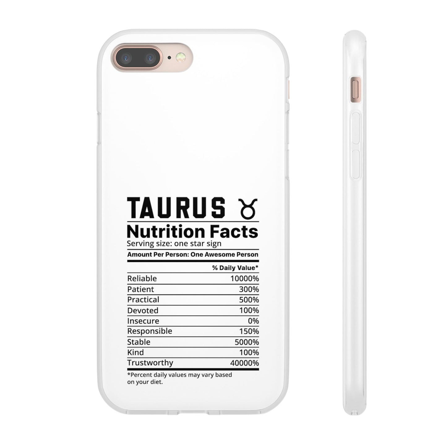 Taurus Nutrition Flexi Cases iPhone/Samsung with Gift Wrapping Option