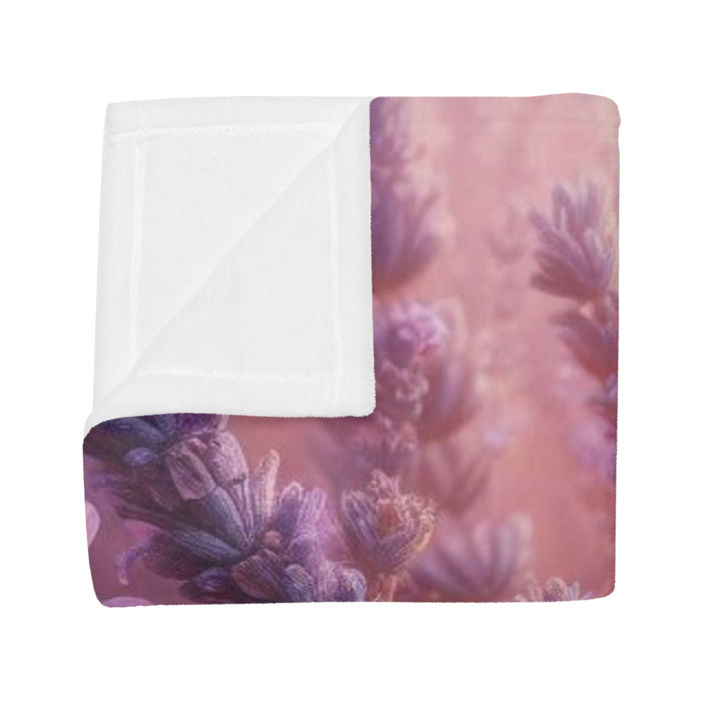 Wild Lavender #3 Plush Fleece Blanket