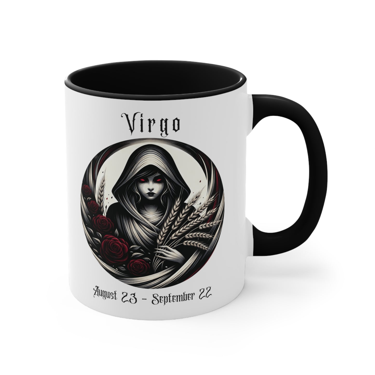 Gothic Virgo Colorful Accent Mugs, 11oz