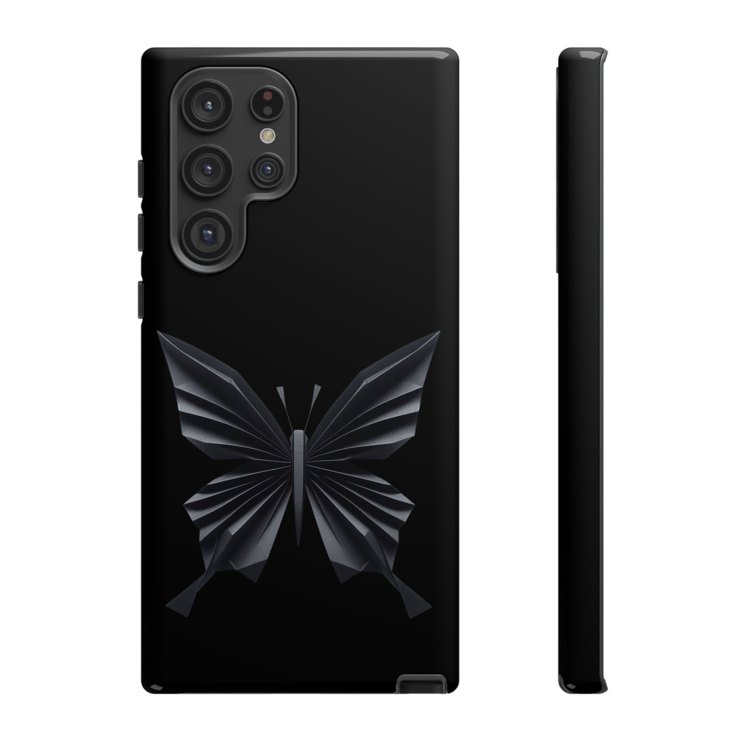 Origami Black Butterfly Tough Cases iPhone/Google/Samsung