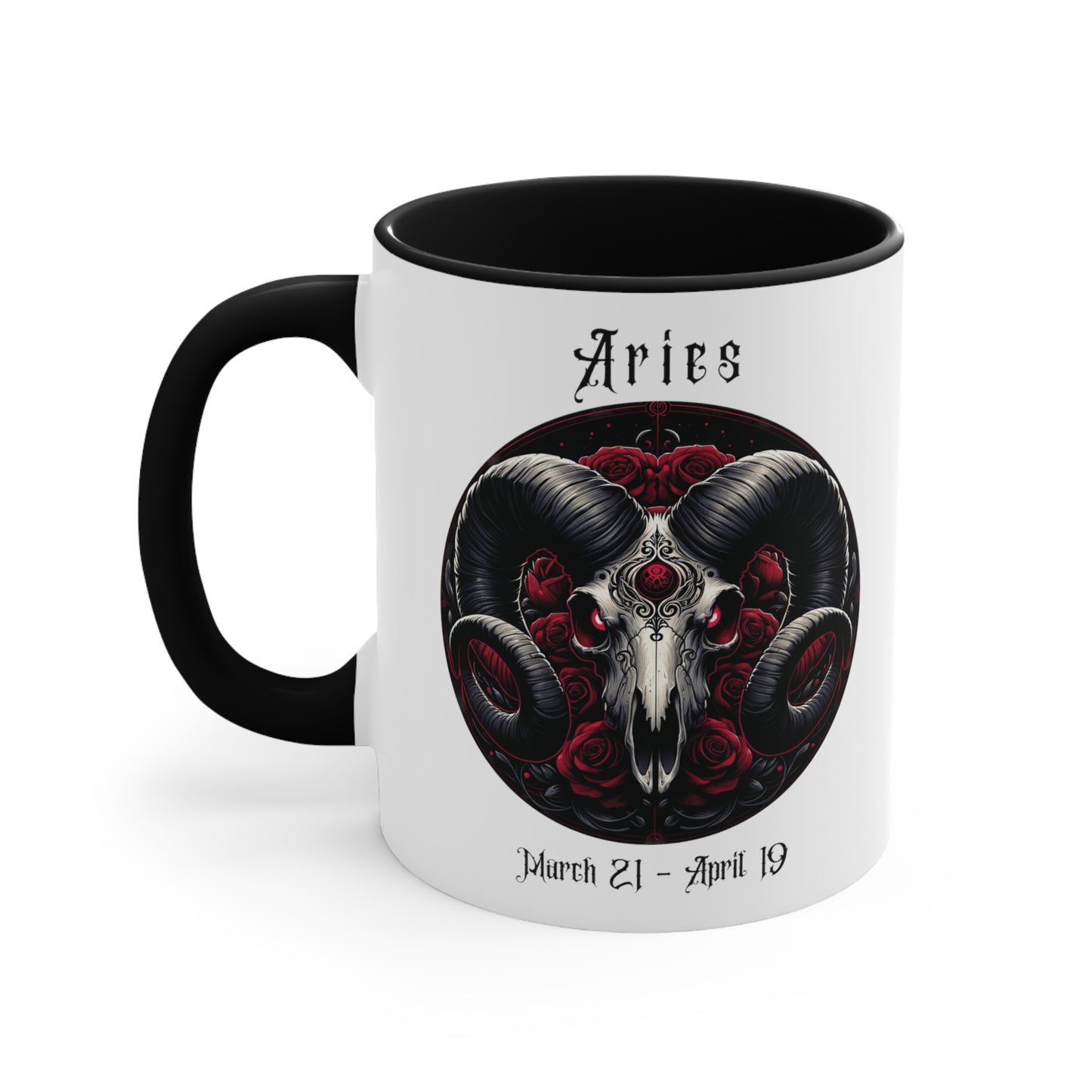 Gothic Aries Colorful Accent Mugs, 11oz