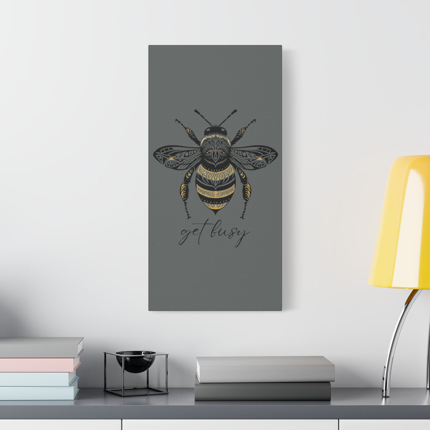 Get Busy Bee Classic Canvas - Grey