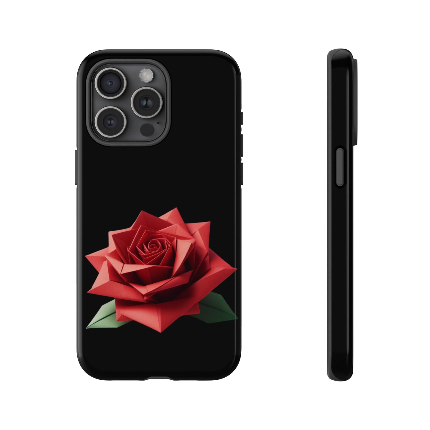 Origami Red Rose Tough Cases iPhone/Google/Samsung