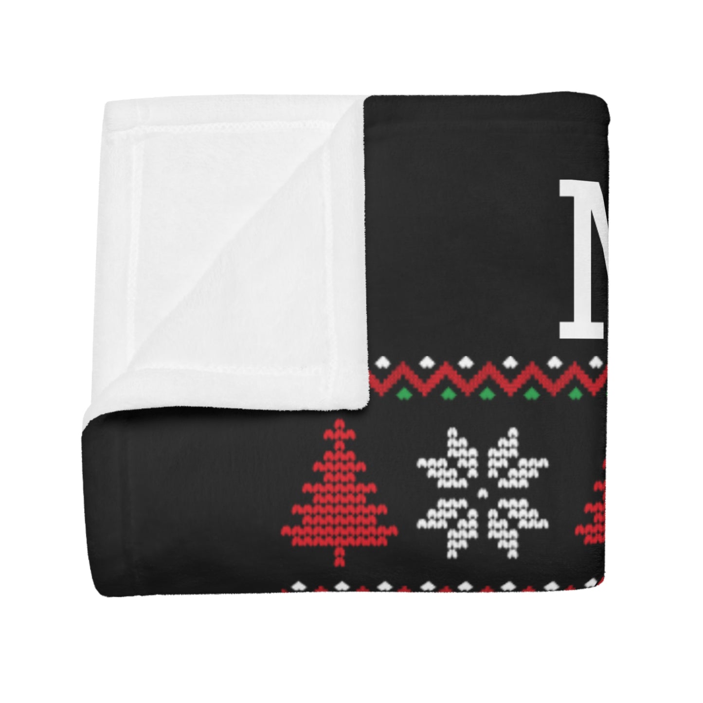 Ugly Christmas Sweater Plush Fleece Blanket #1