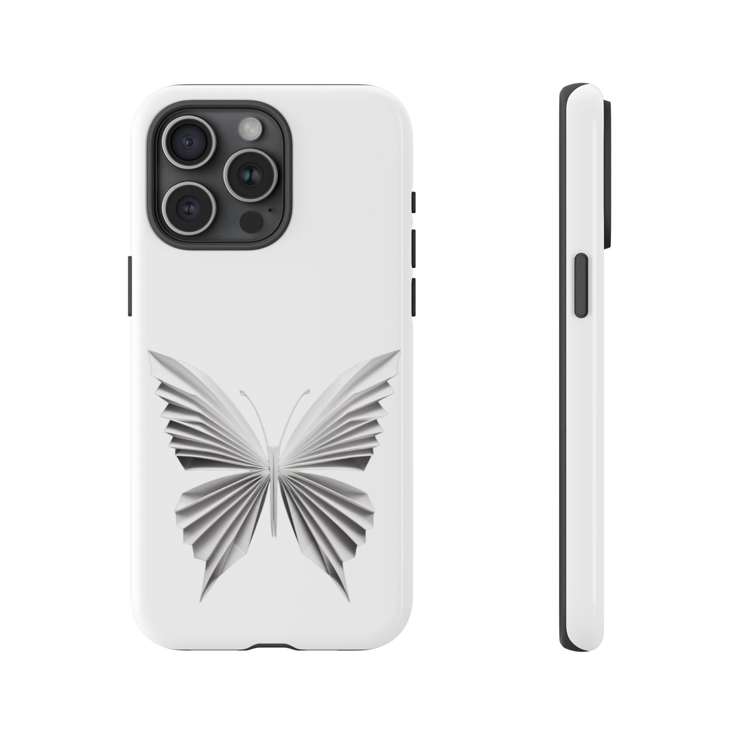 Origami White Butterfly Tough Cases iPhone/Google/Samsung