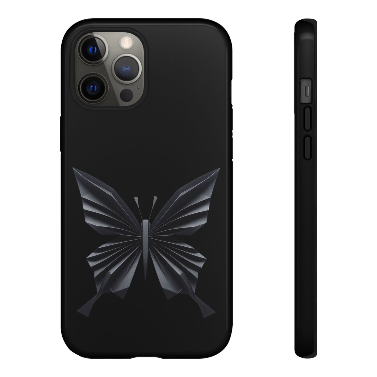 Origami Black Butterfly Tough Cases iPhone/Google/Samsung