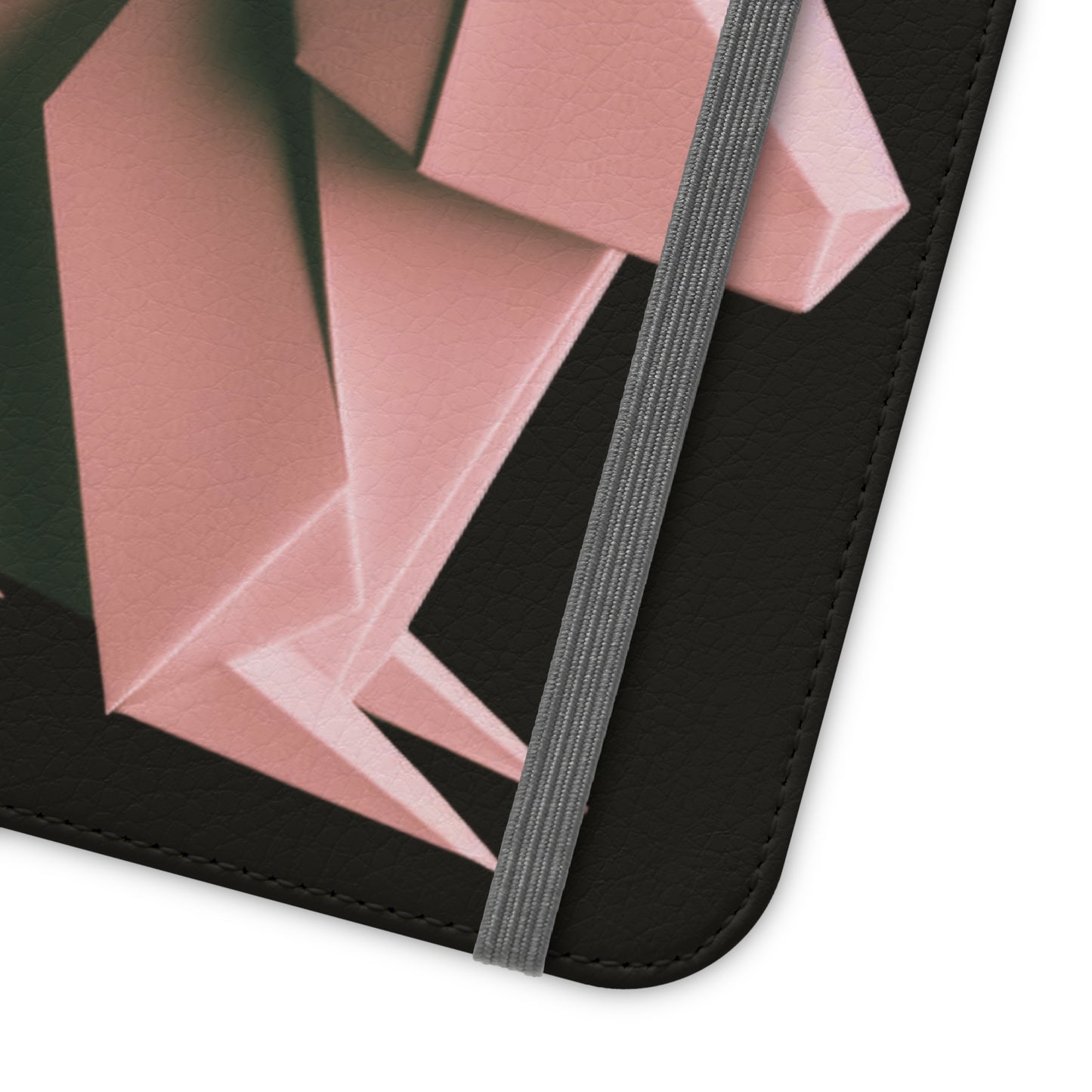 Origami Pink Rabbit Flip Cases iPhone/Samsung