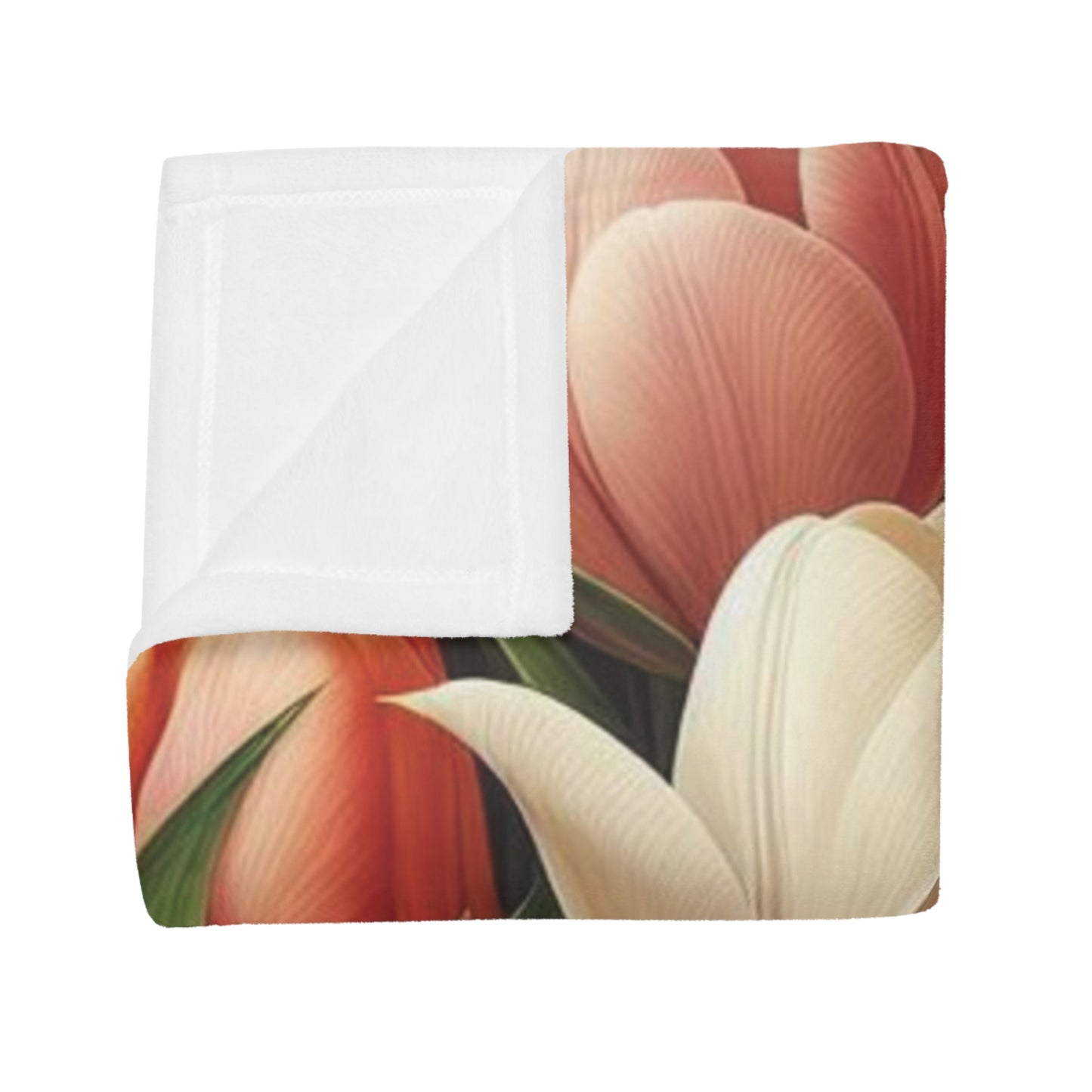 Tulips Plush Fleece Blanket