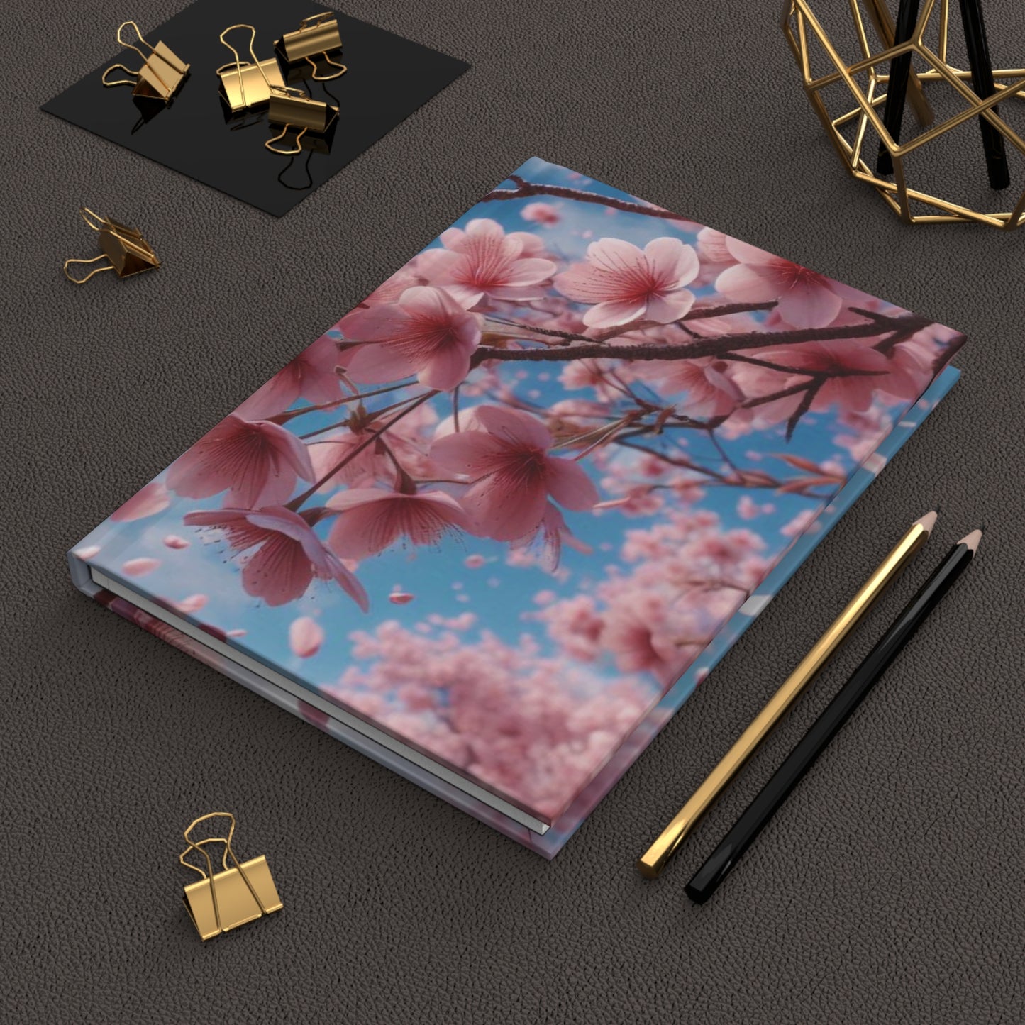 Cherry Blossoms Hardcover Journal Matte