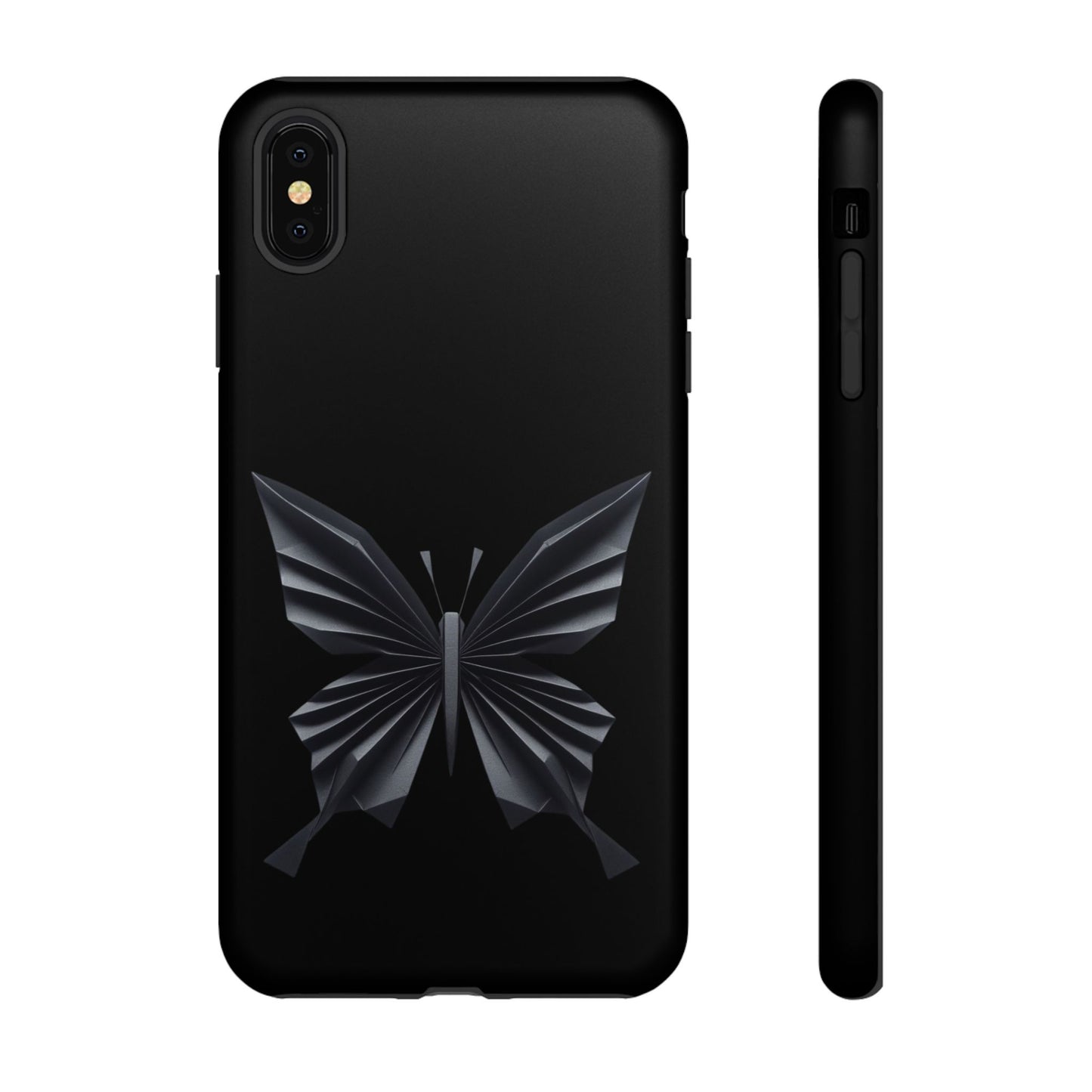 Origami Black Butterfly Tough Cases iPhone/Google/Samsung