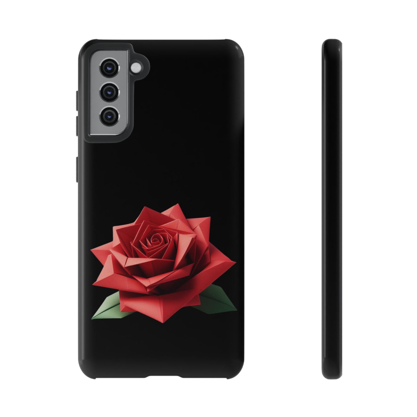 Origami Red Rose Tough Cases iPhone/Google/Samsung