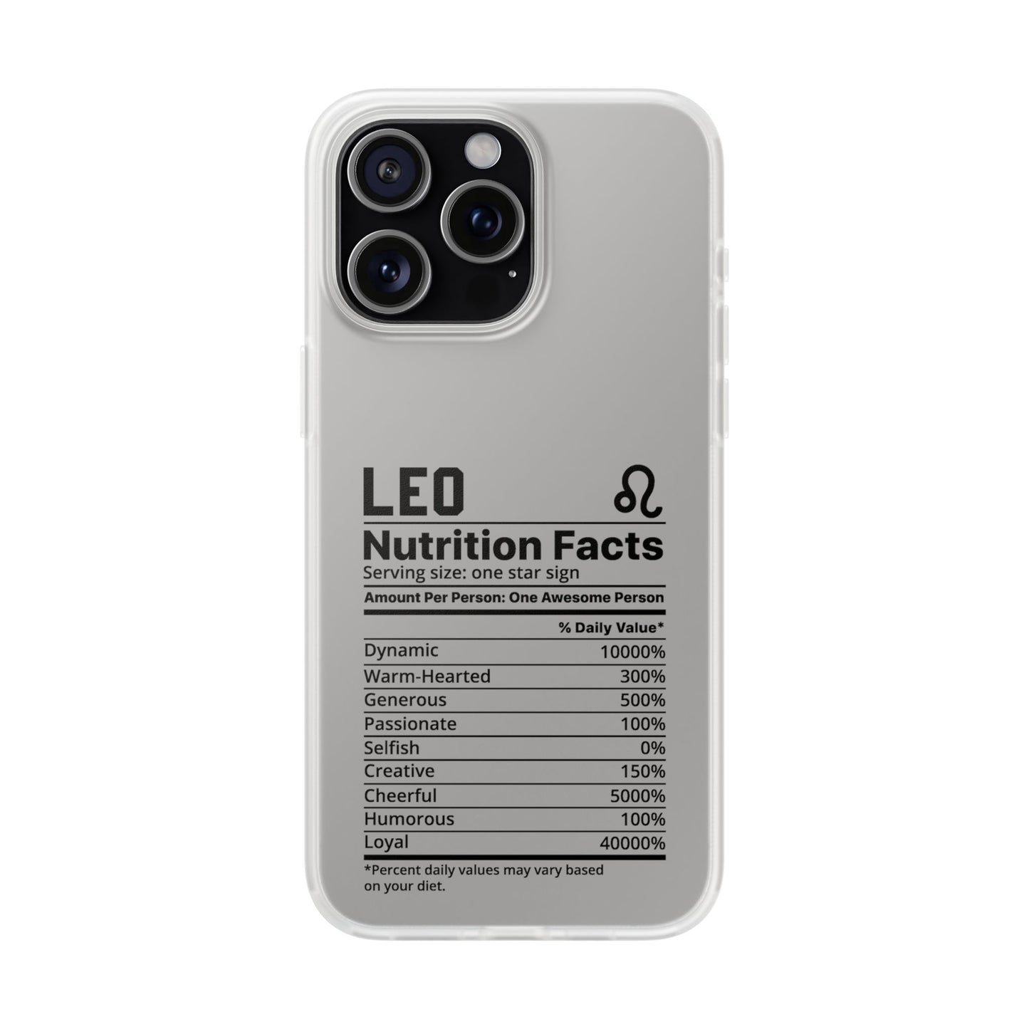 Leo Nutrition Flexi Cases iPhone/Samsung with Gift Wrapping Option