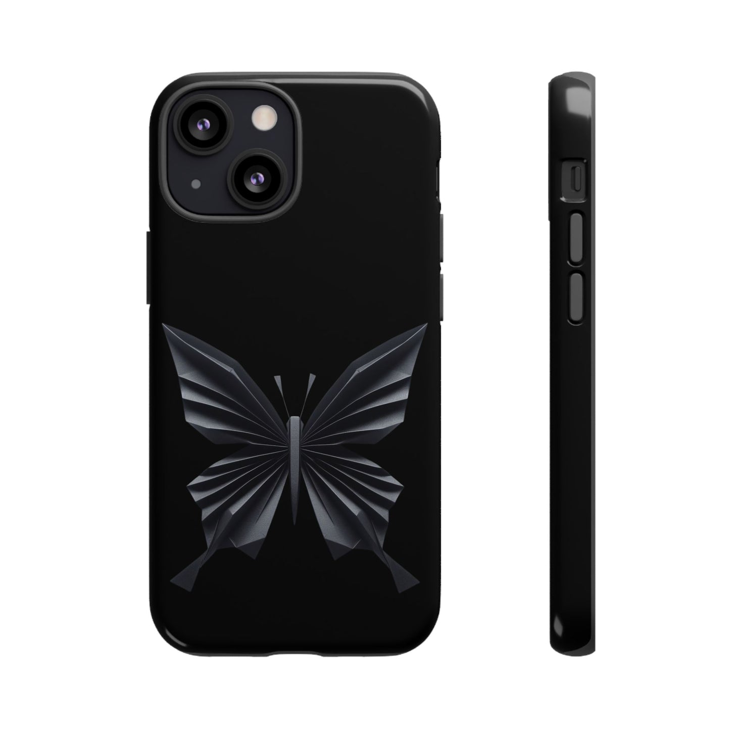 Origami Black Butterfly Tough Cases iPhone/Google/Samsung