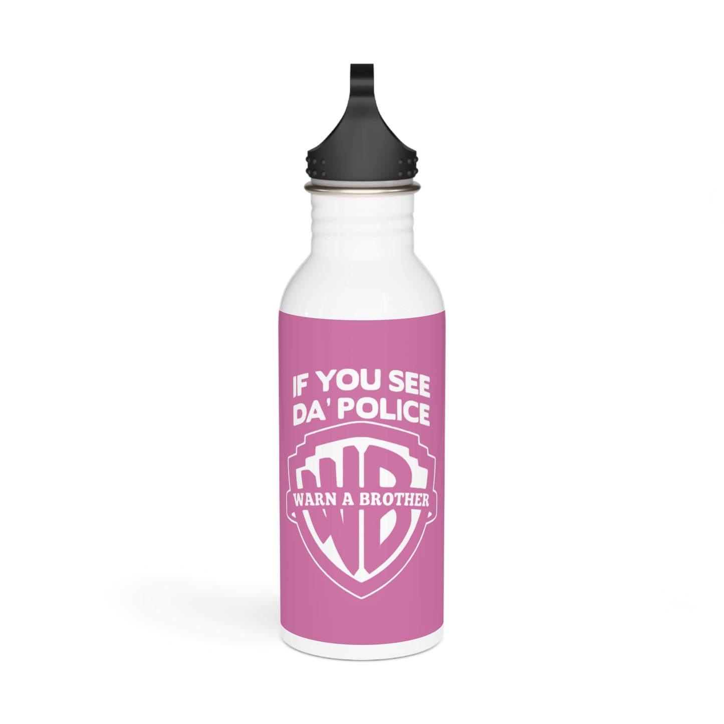 Warn A Brother Stylish Stainless Steel Water Bottle - Eco-Friendly, Durable, Perfect for On-the-Go - Pink