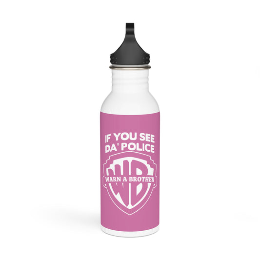 Warn A Brother Stylish Stainless Steel Water Bottle - Eco-Friendly, Durable, Perfect for On-the-Go - Pink