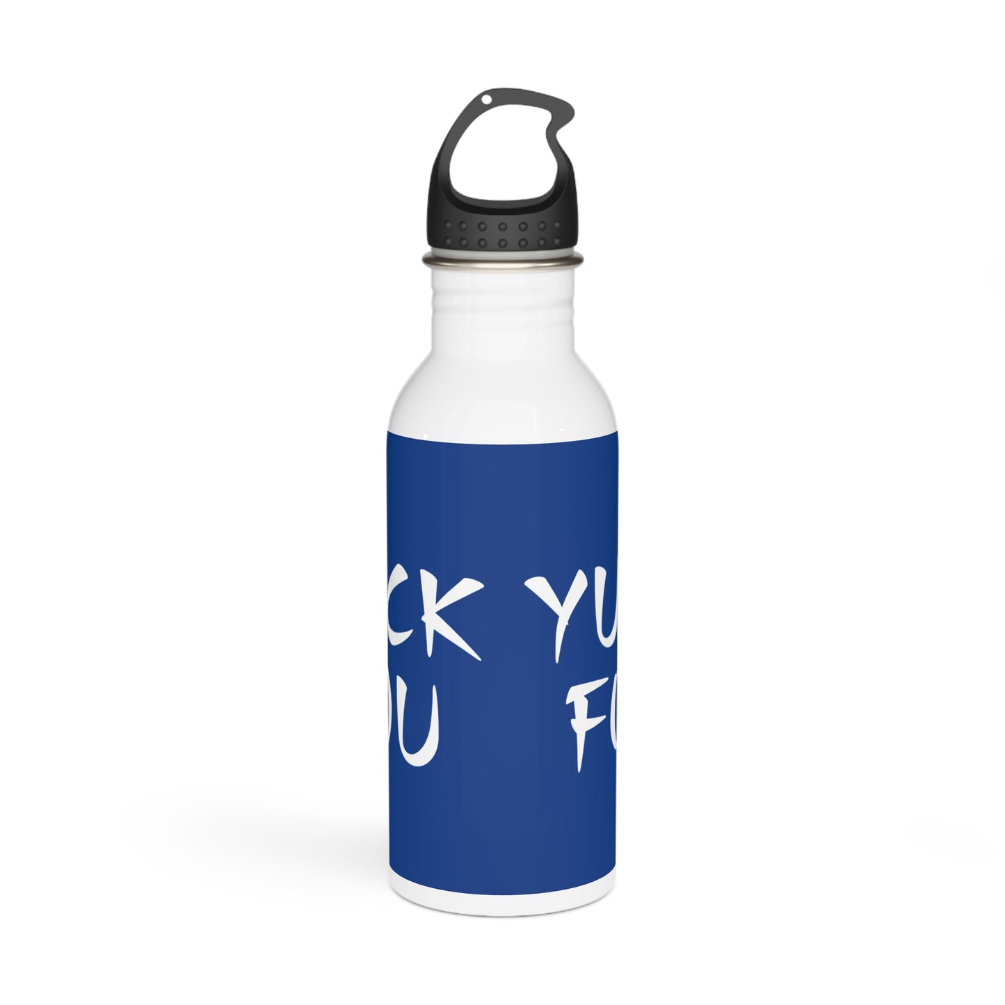 Yuck Fou Stylish Stainless Steel Water Bottle - Eco-Friendly, Durable, Perfect for On-the-Go - Navy