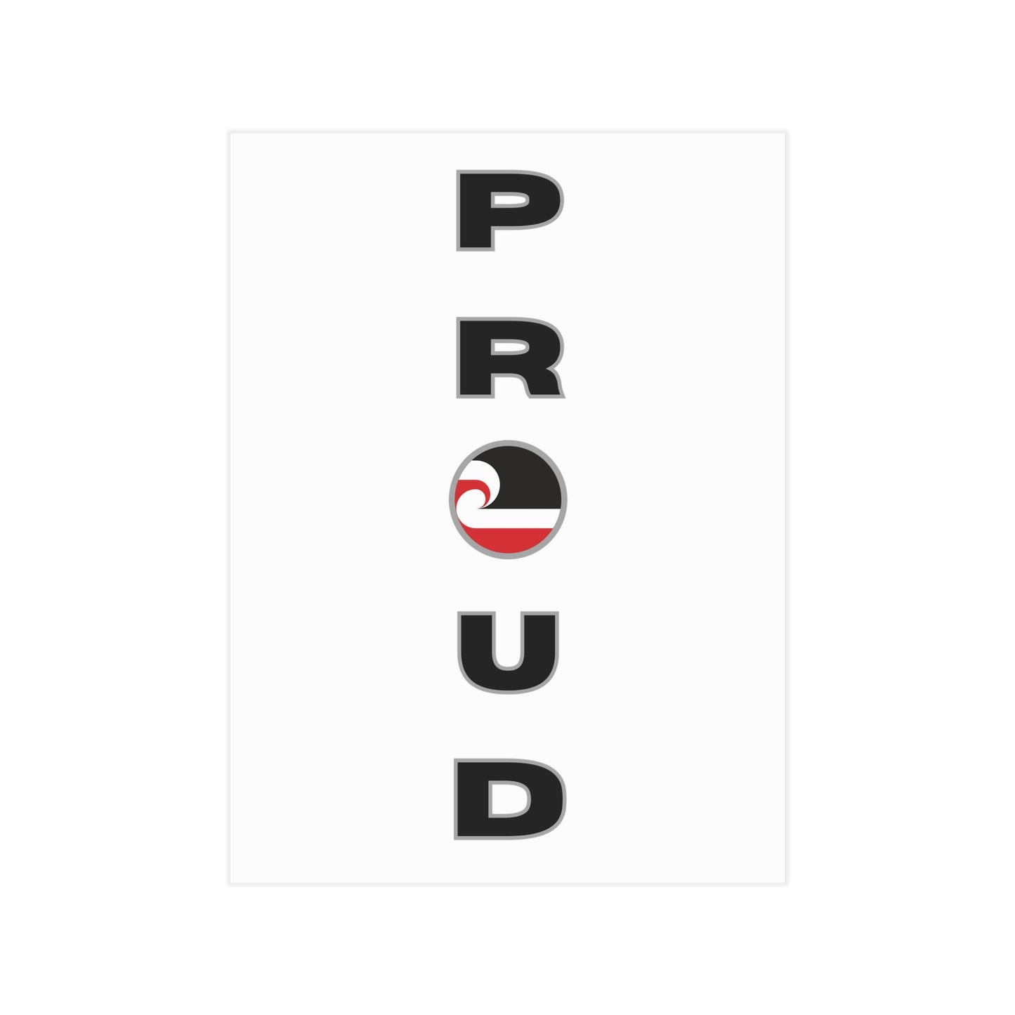 PROUD Unframed Prints - white