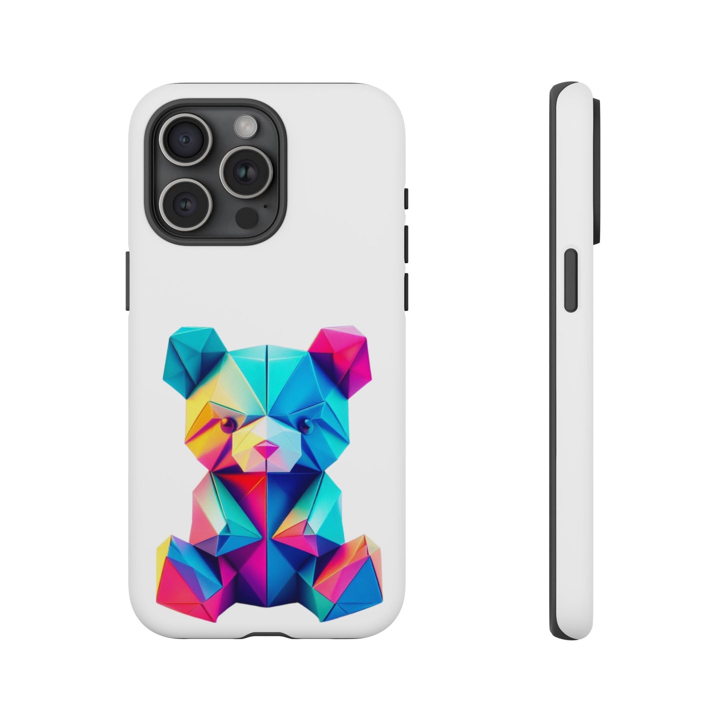 Origami Neon Teddy Tough Cases iPhone/Google/Samsung