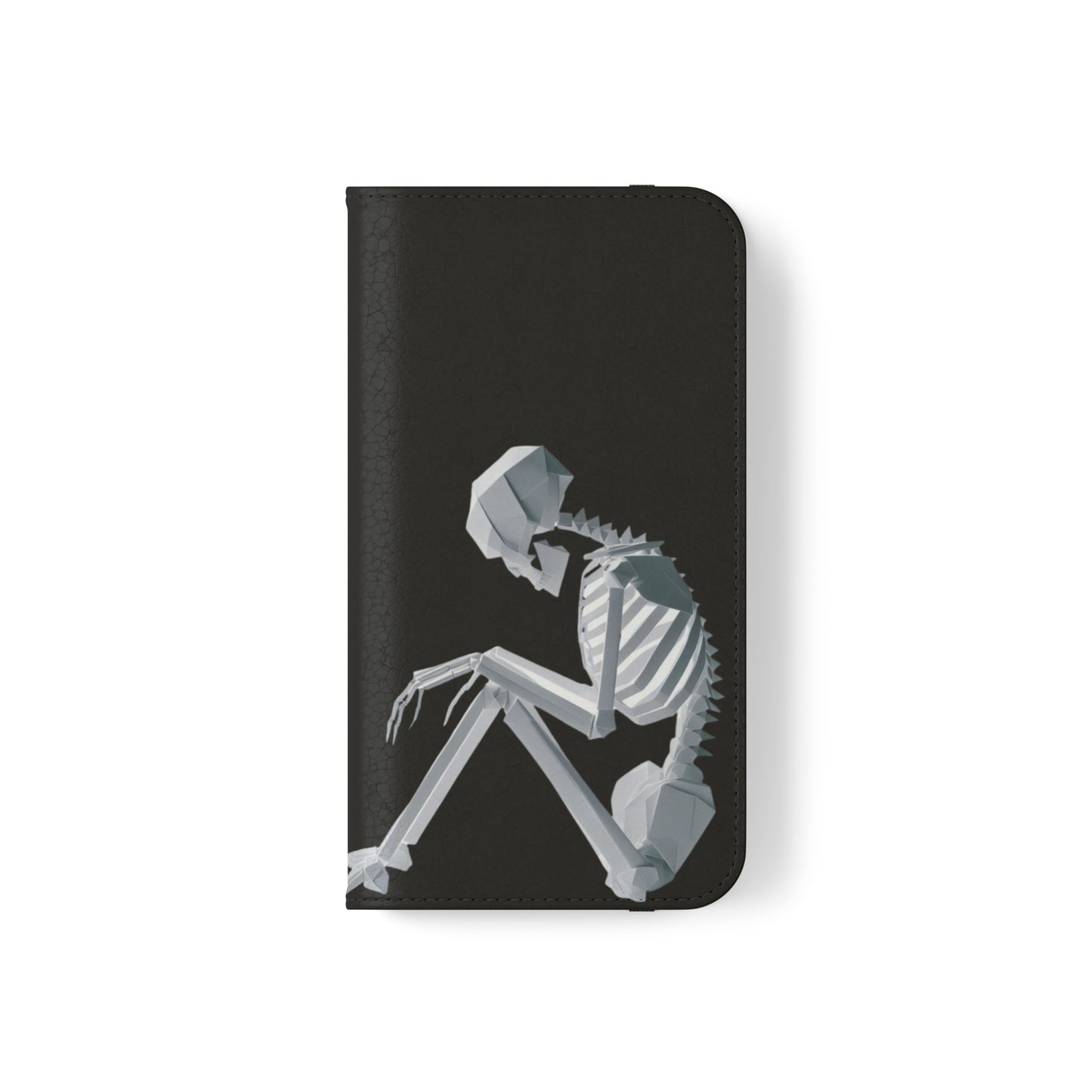 Origami Skelleton Flip Cases iPhone/Samsung