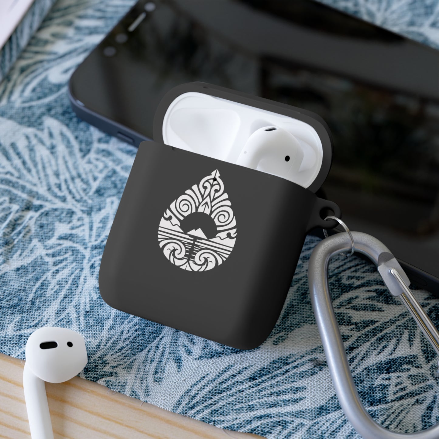 White Teardrop Mountain AirPods/AirPods Pro Case Cover