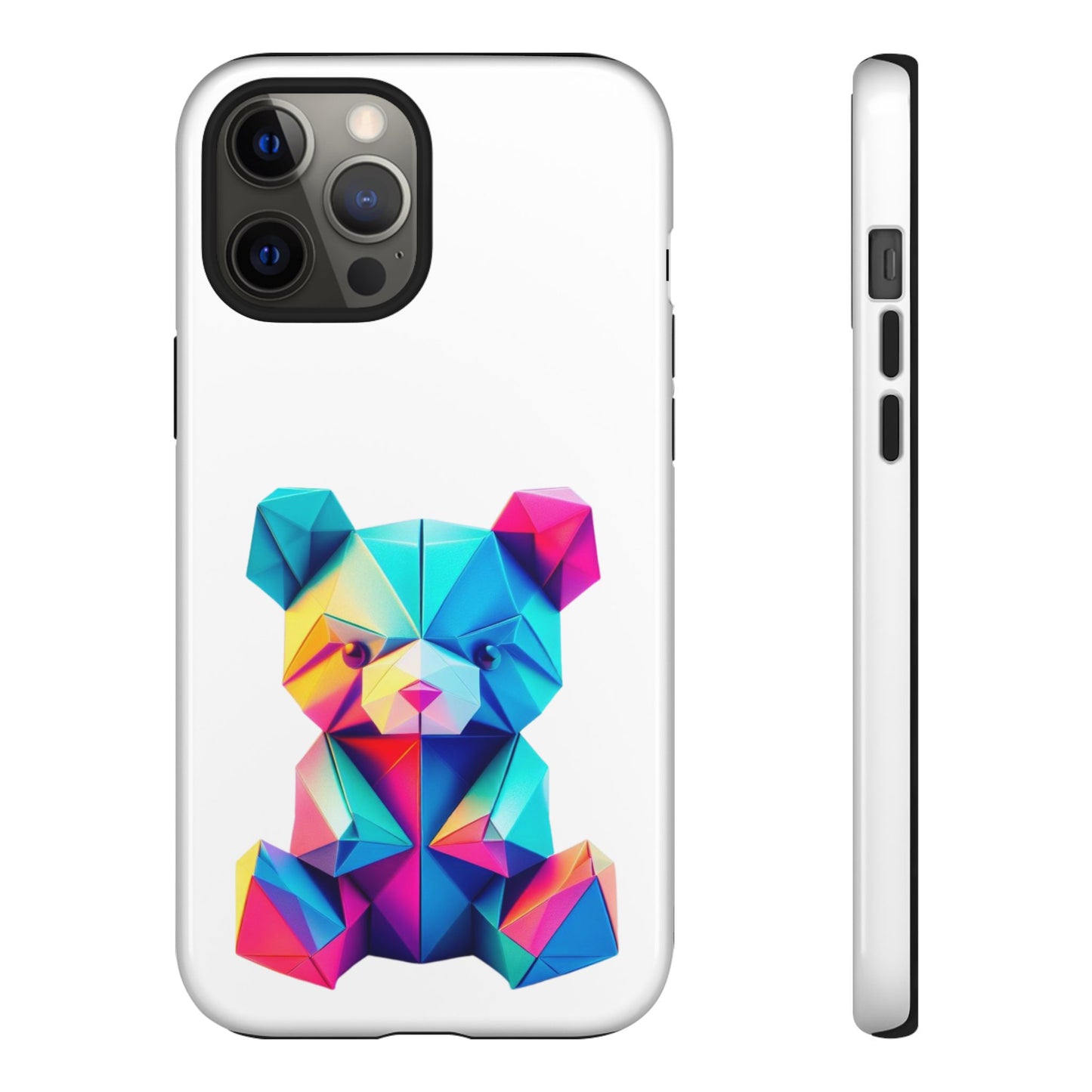 Origami Neon Teddy Tough Cases iPhone/Google/Samsung