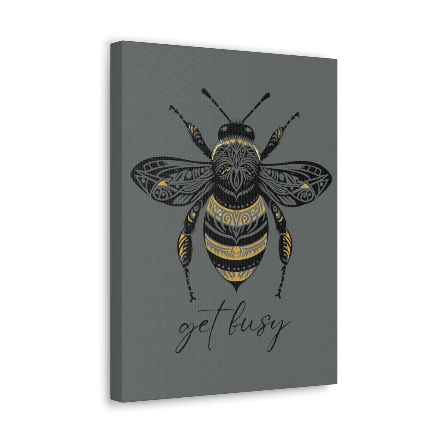 Get Busy Bee Classic Canvas - Grey