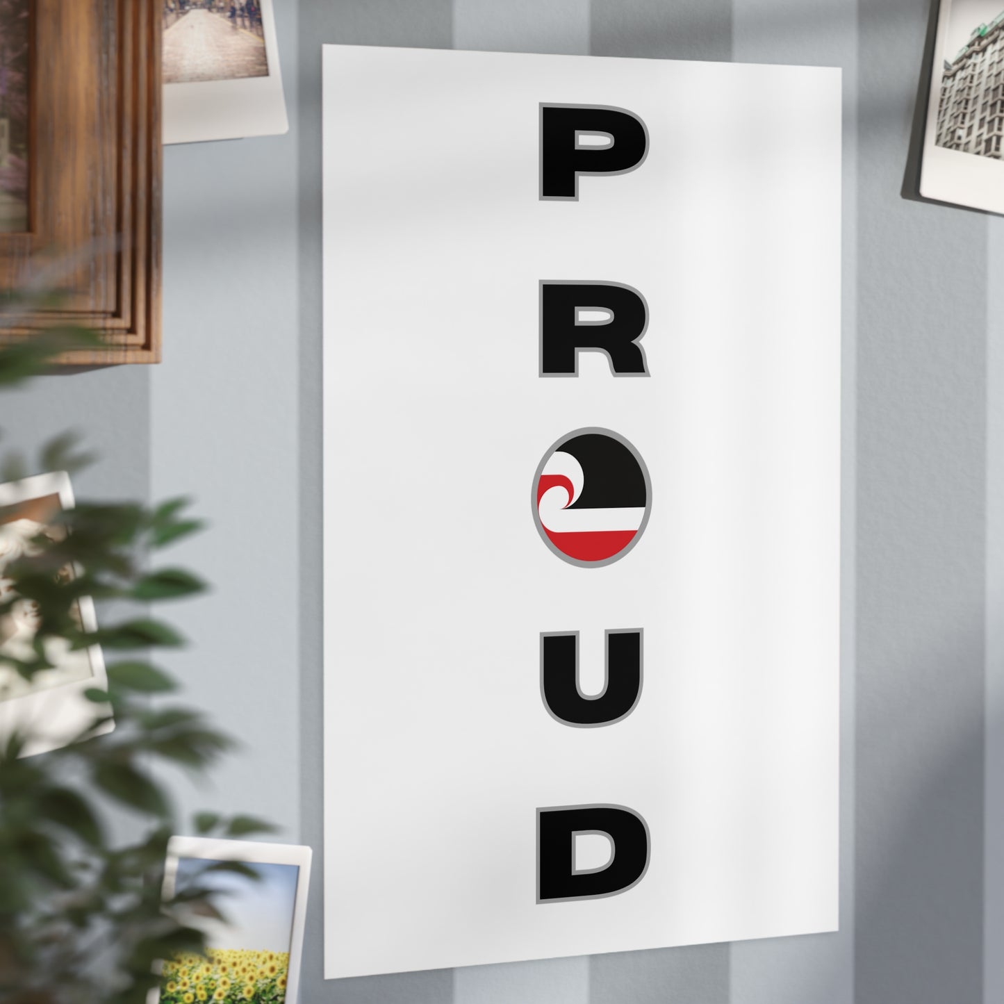 PROUD Unframed Prints - white