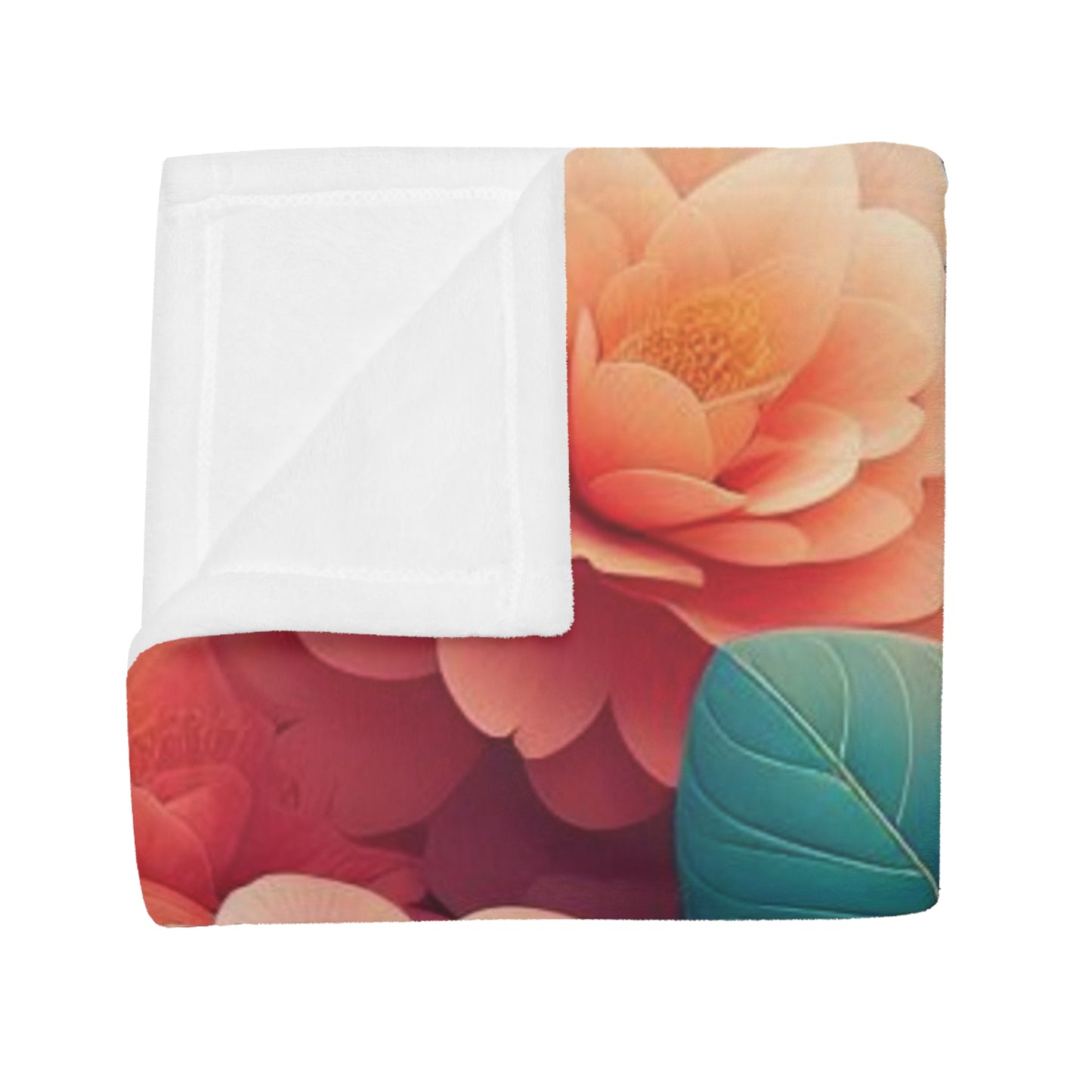 Camelias #2 Plush Fleece Blanket