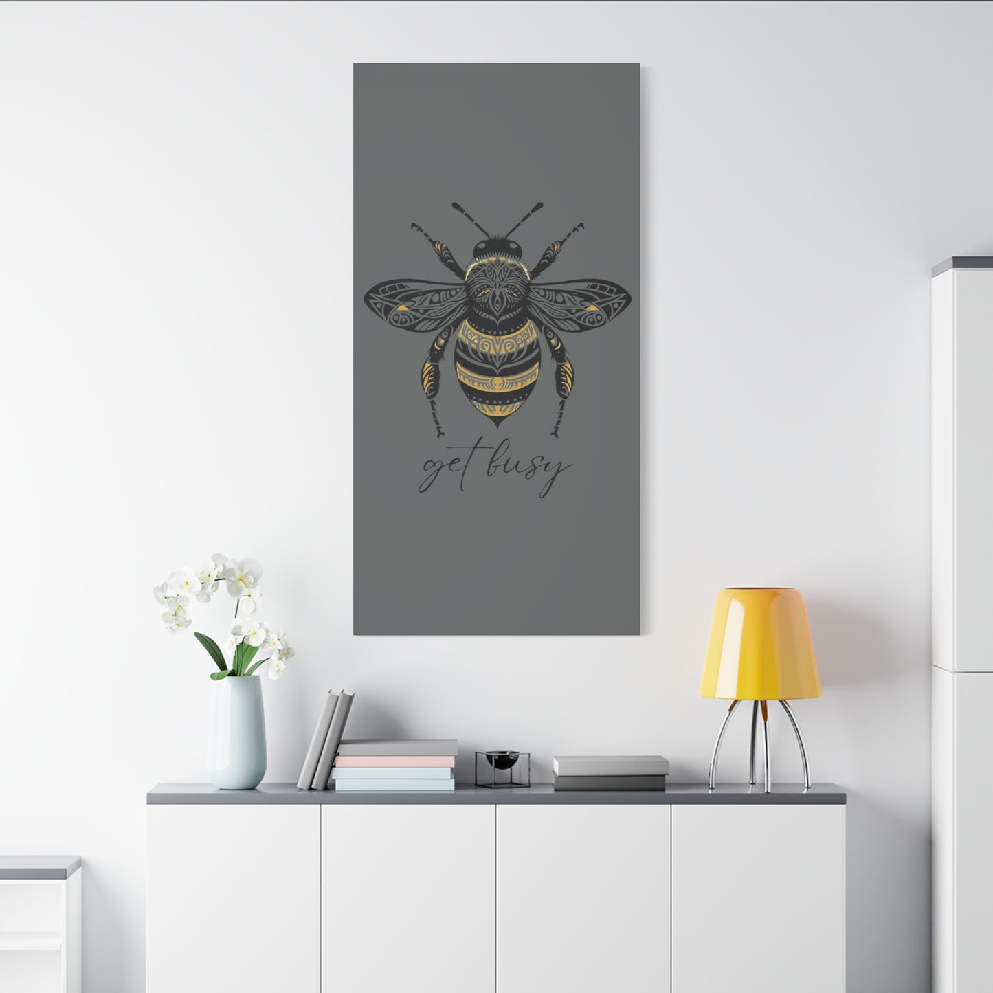 Get Busy Bee Classic Canvas - Grey