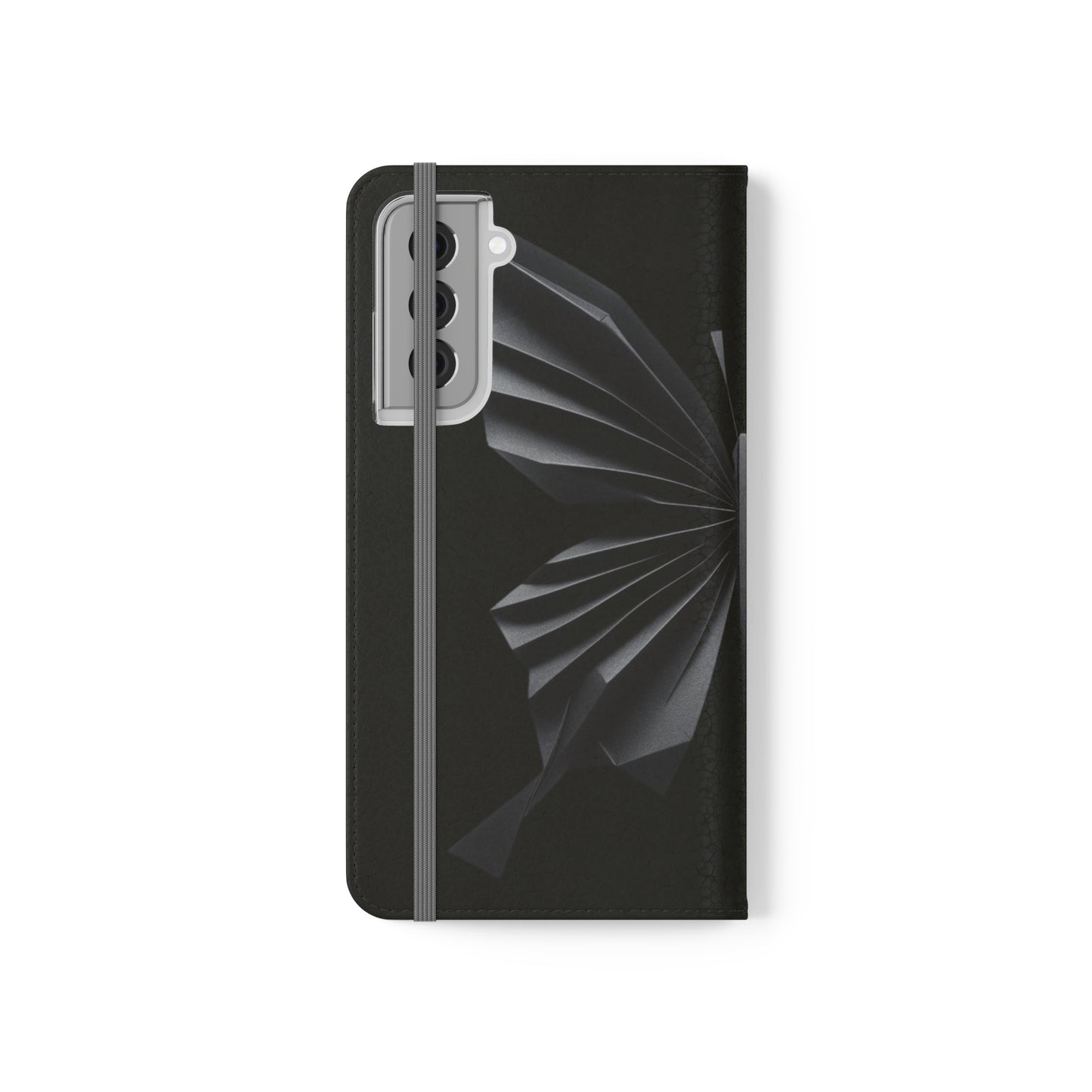 Origami Black Butterfly Flip Cases iPhone/Samsung