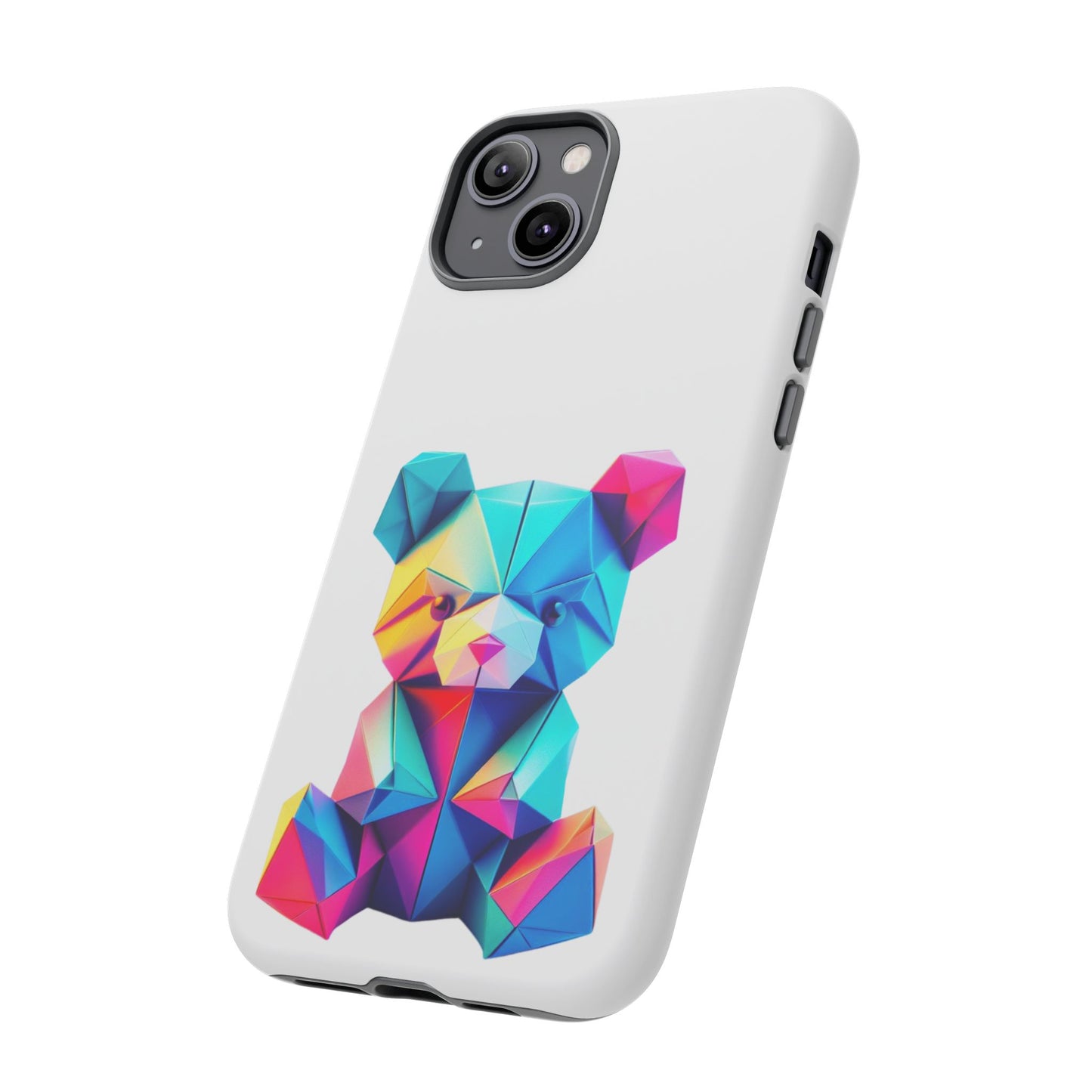 Origami Neon Teddy Tough Cases iPhone/Google/Samsung