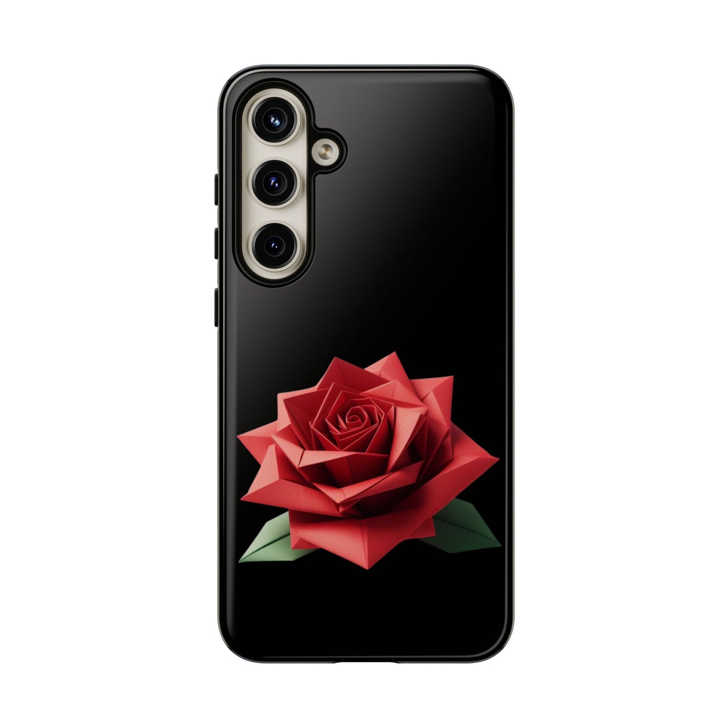 Origami Red Rose Tough Cases iPhone/Google/Samsung