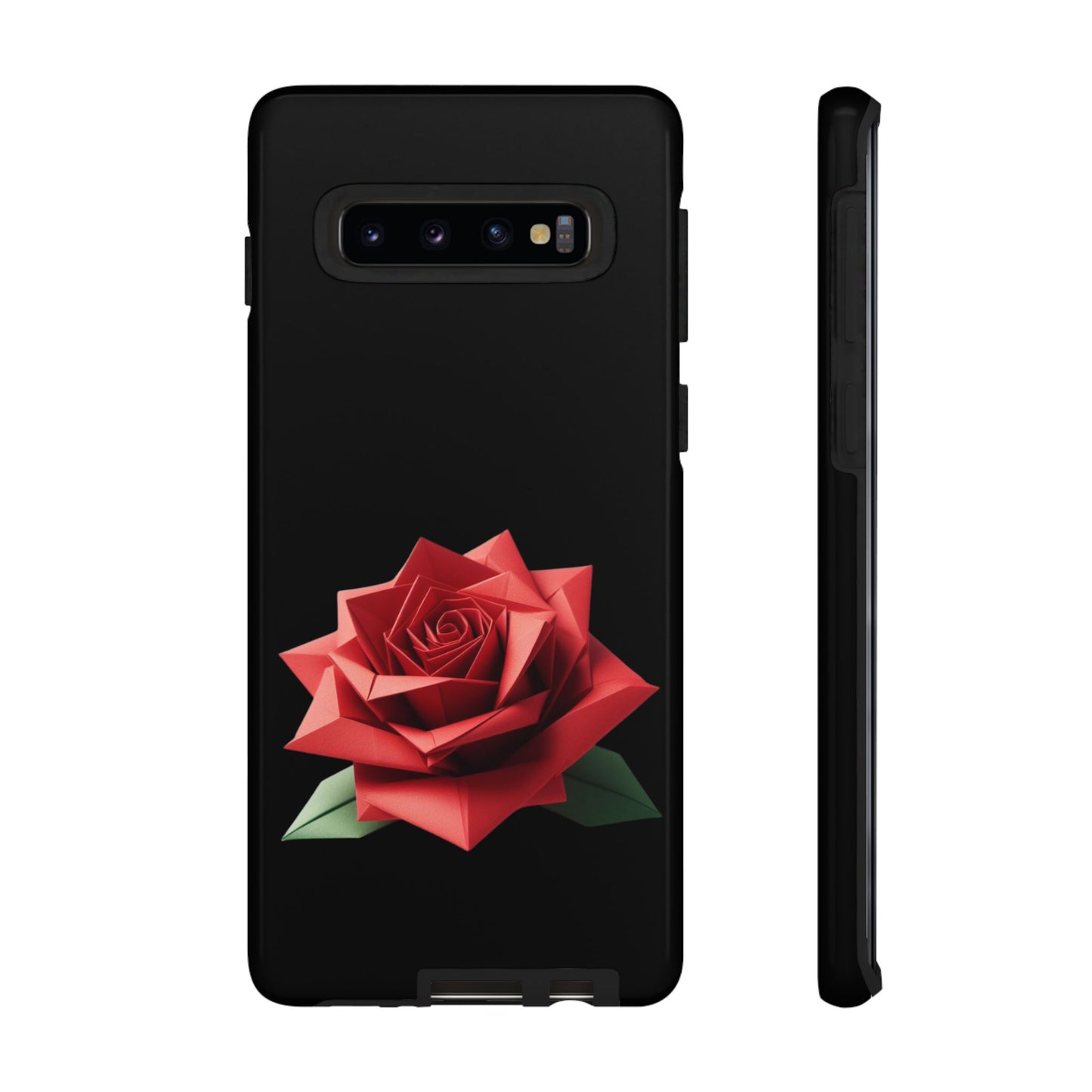 Origami Red Rose Tough Cases iPhone/Google/Samsung