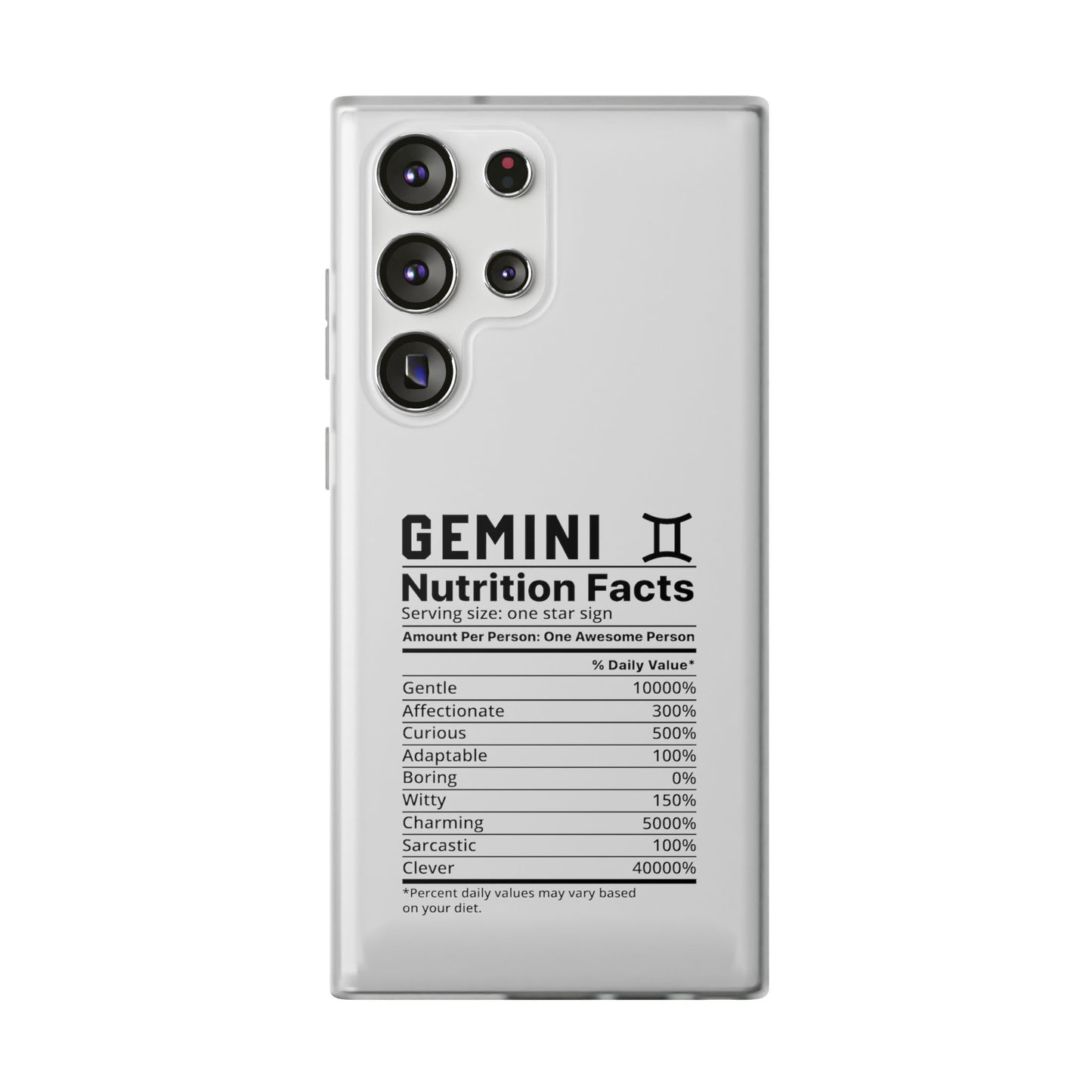 Gemini Nutrition Flexi Cases iPhone/Samsung with Gift Wrapping Option