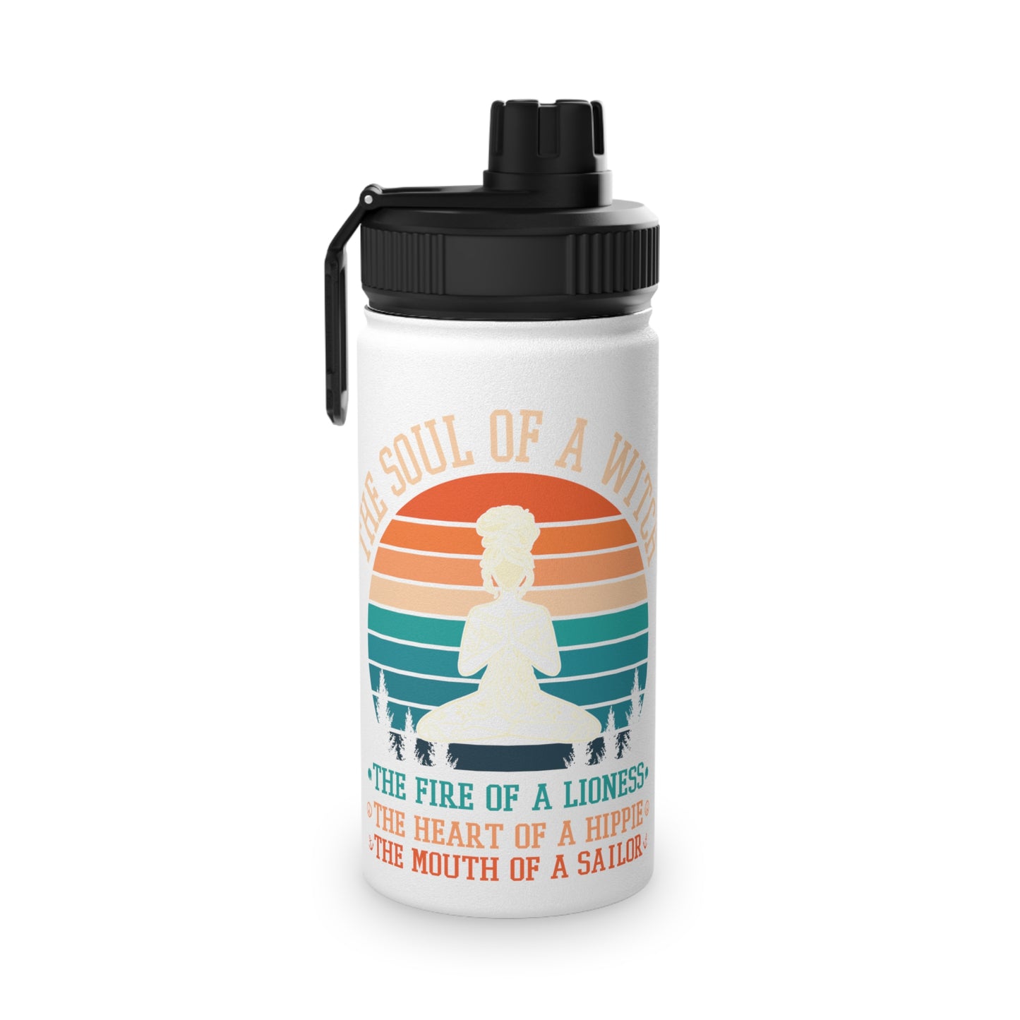 The Soul of a Witch Stainless Steel Water Bottle - # Sizes